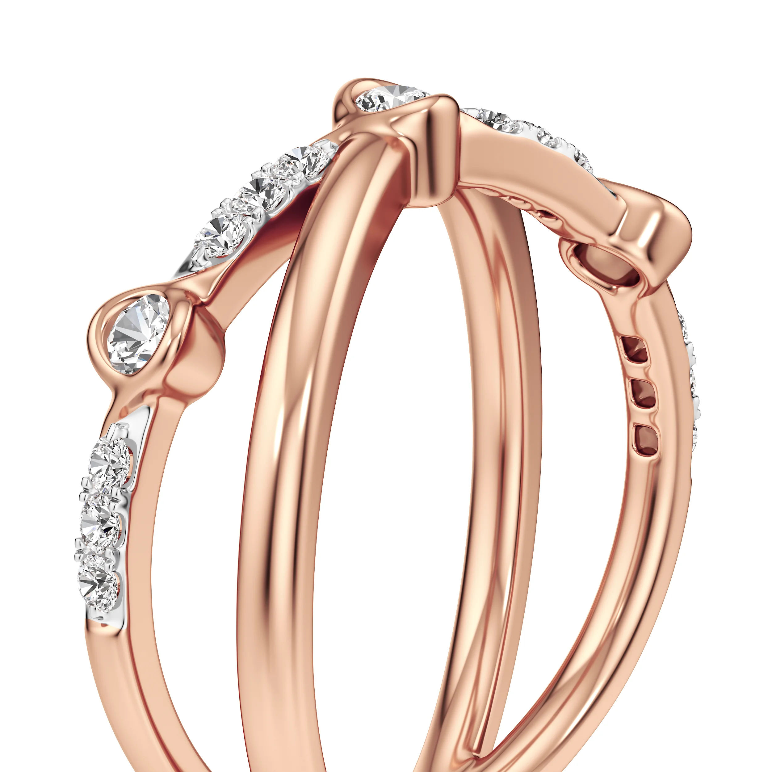 Twine Gleam Diamond Ring 19