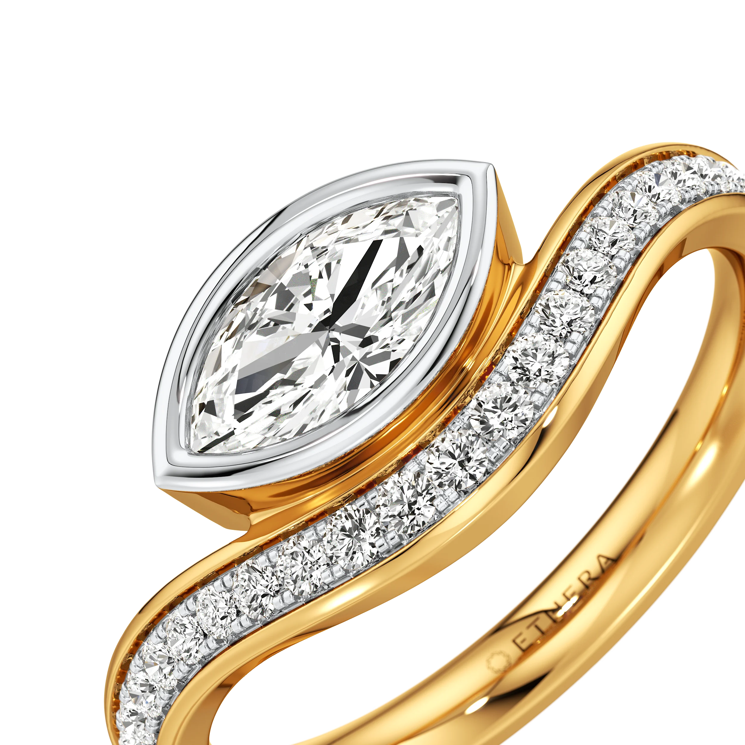 Marquise Elegance Solitaire Ring 3