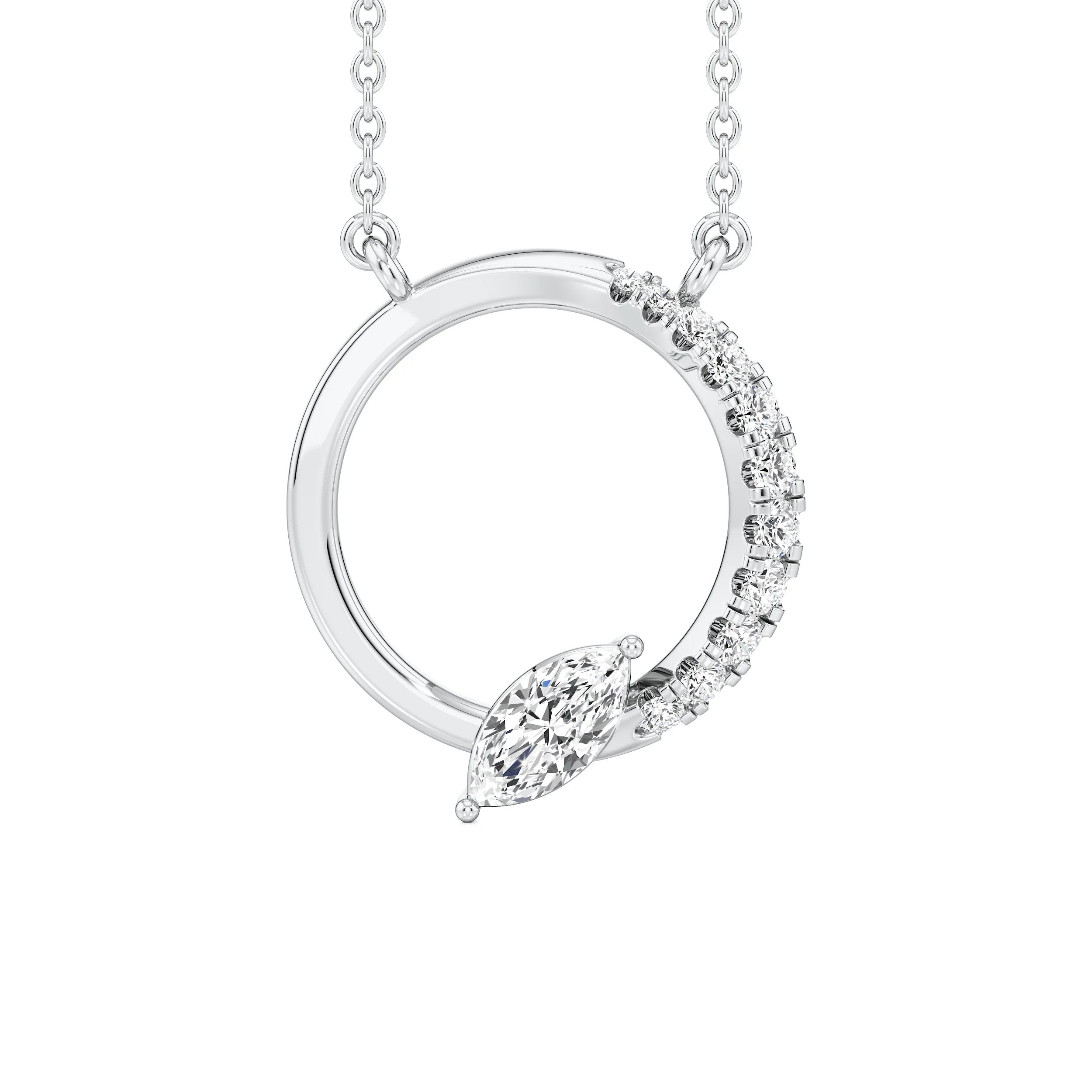 Eclipse Marquise Necklet 5