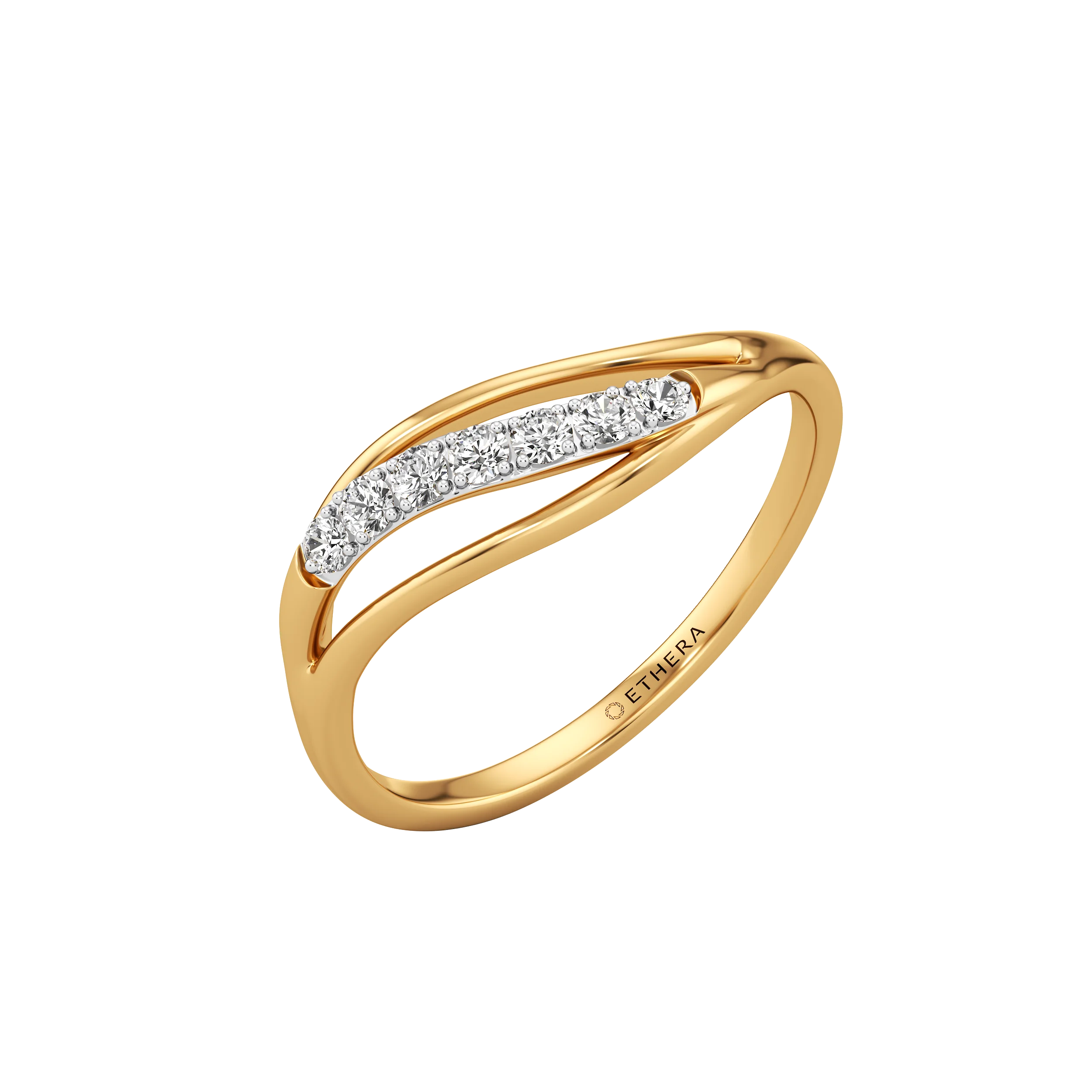 Flowline Diamond Ring 0