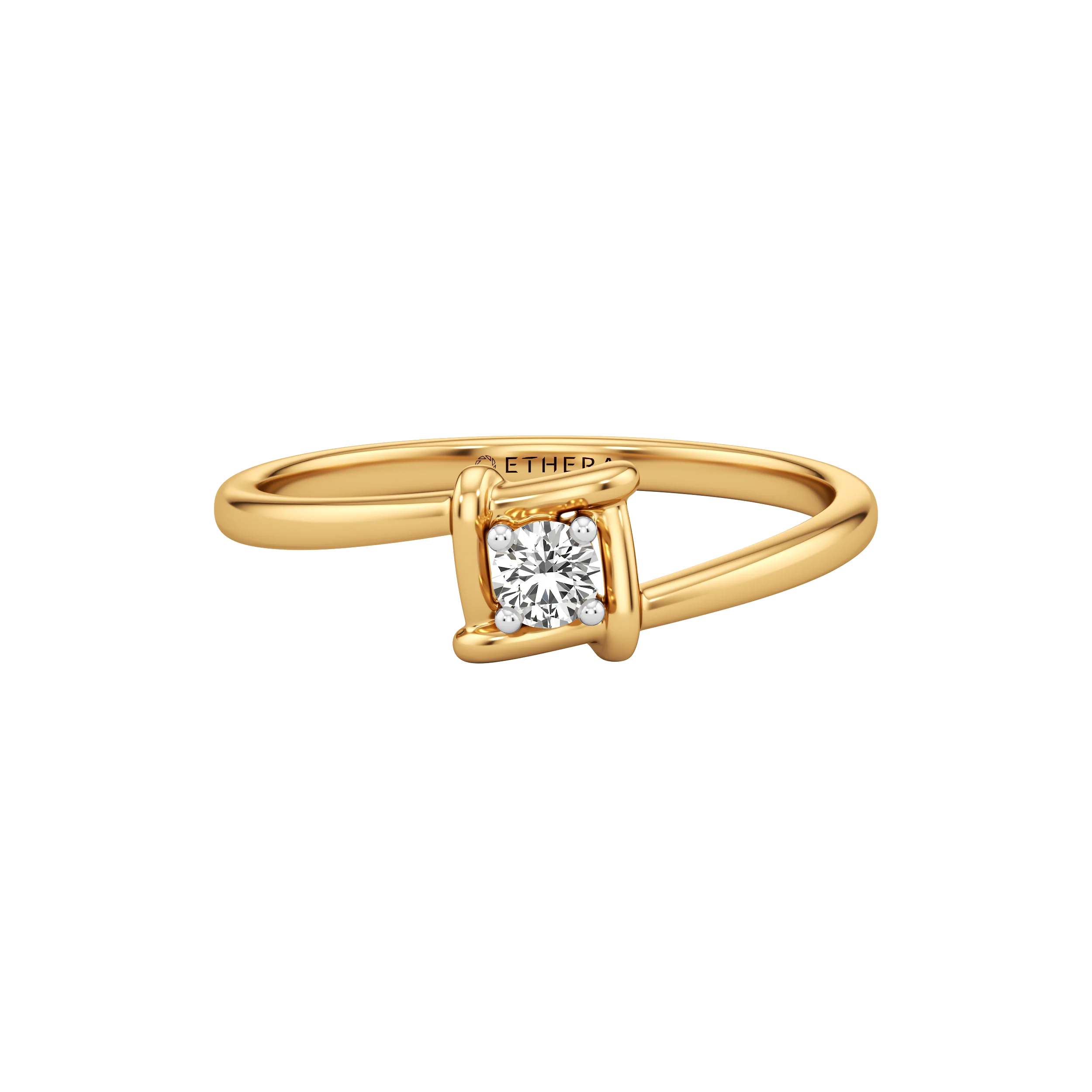 Axis Solitaire Ring 4