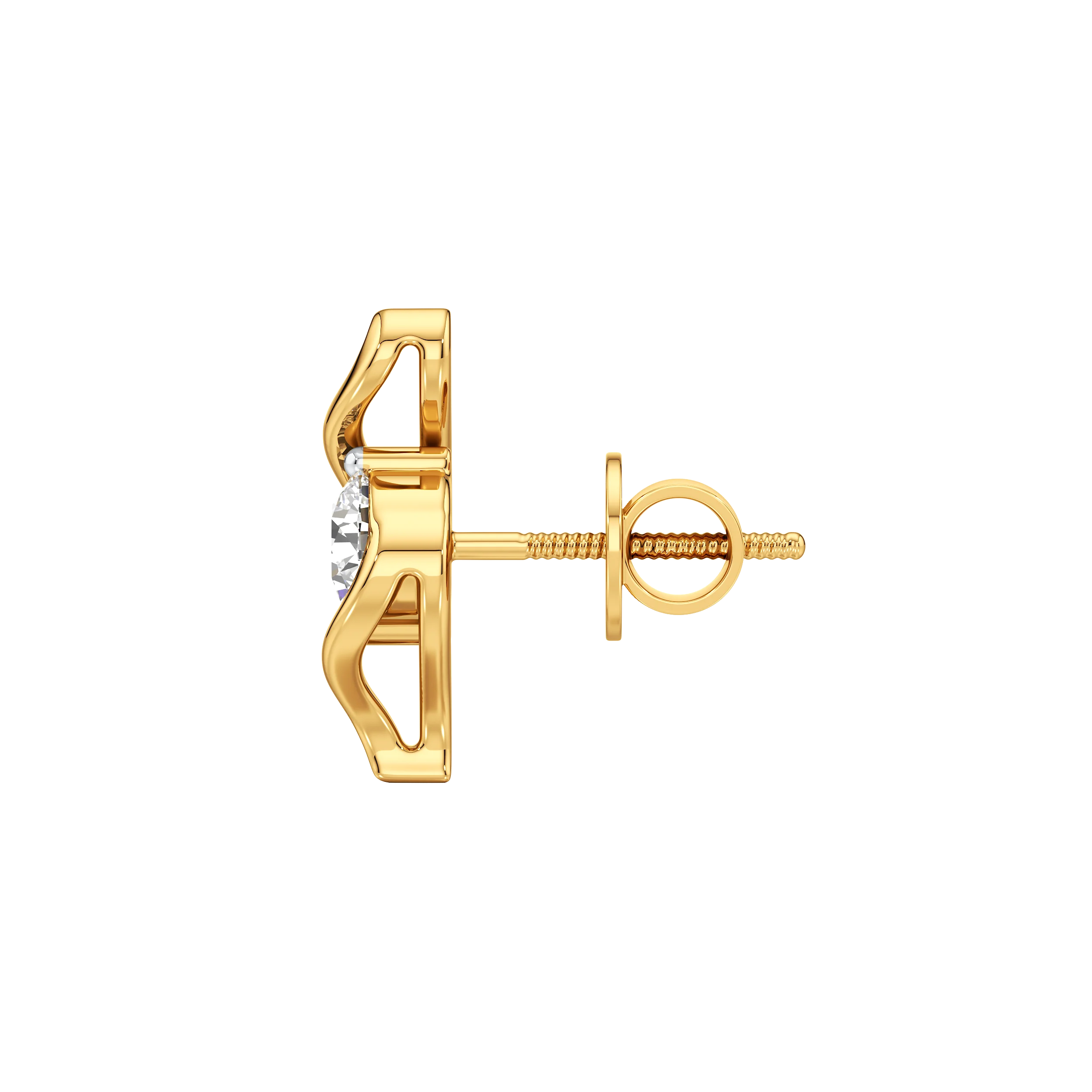 Twist & Glow Stud Earrings 2