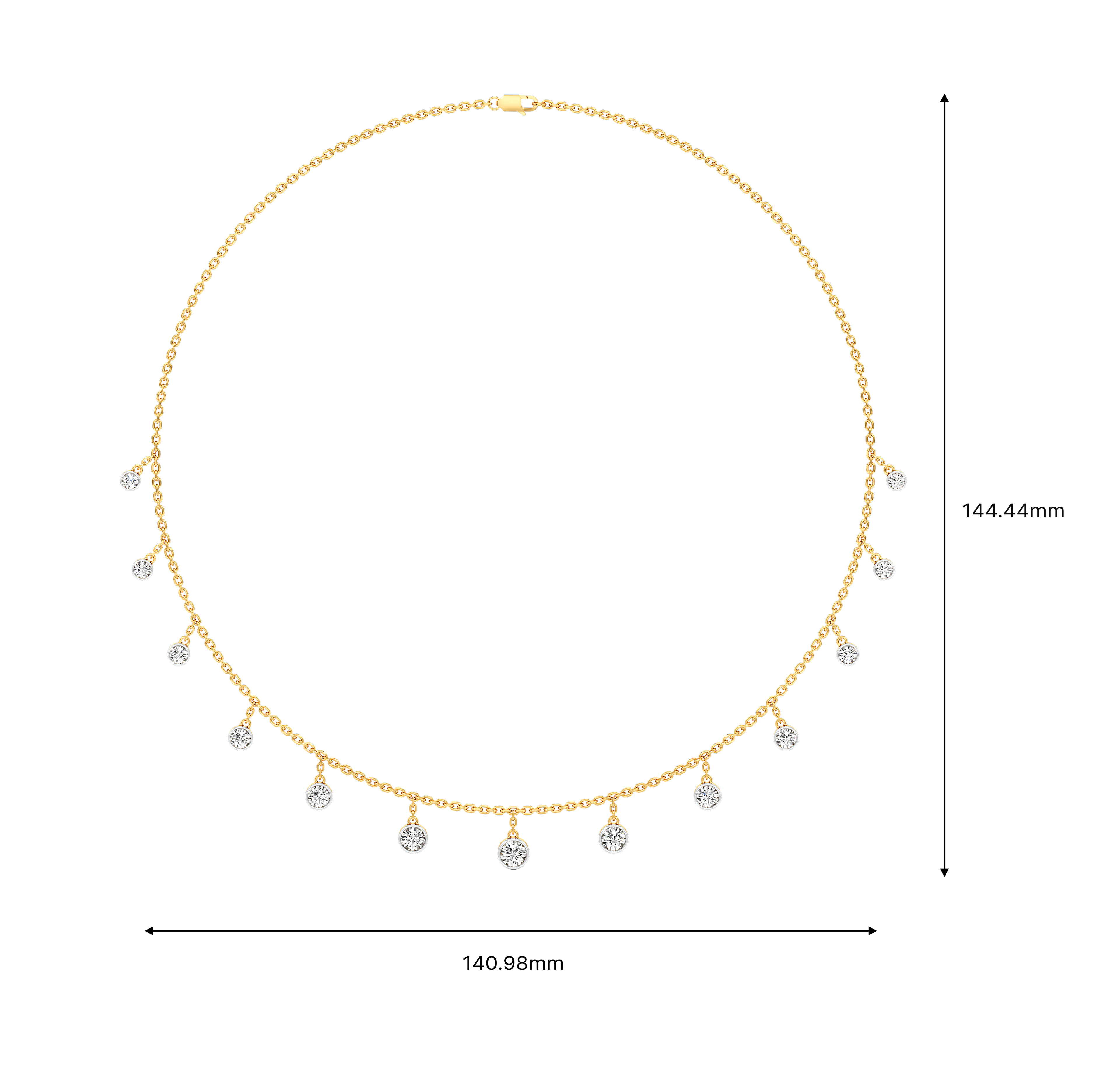 Starlit Droplet Necklace 4