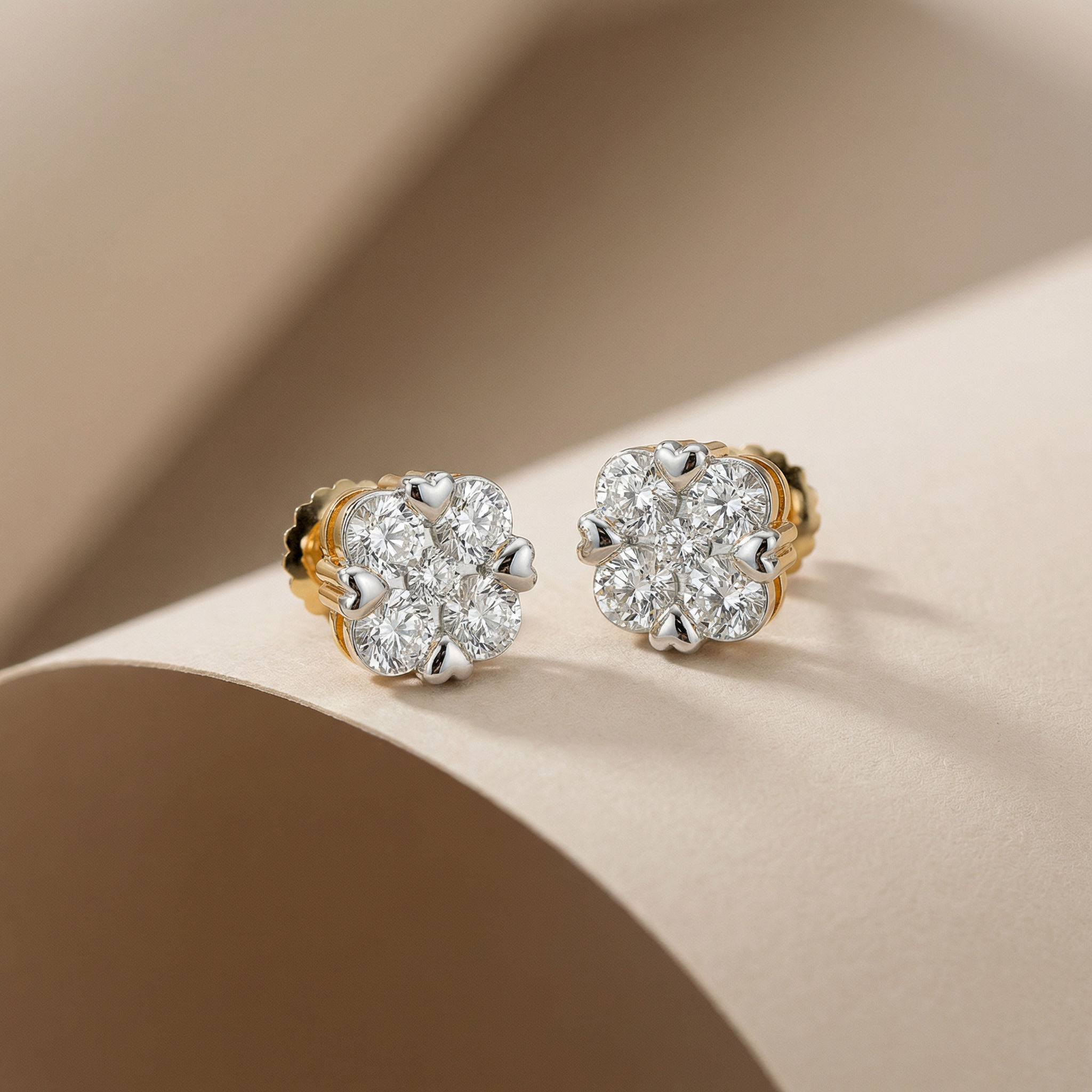 Heartfelt Brilliance Stud Earrings 2