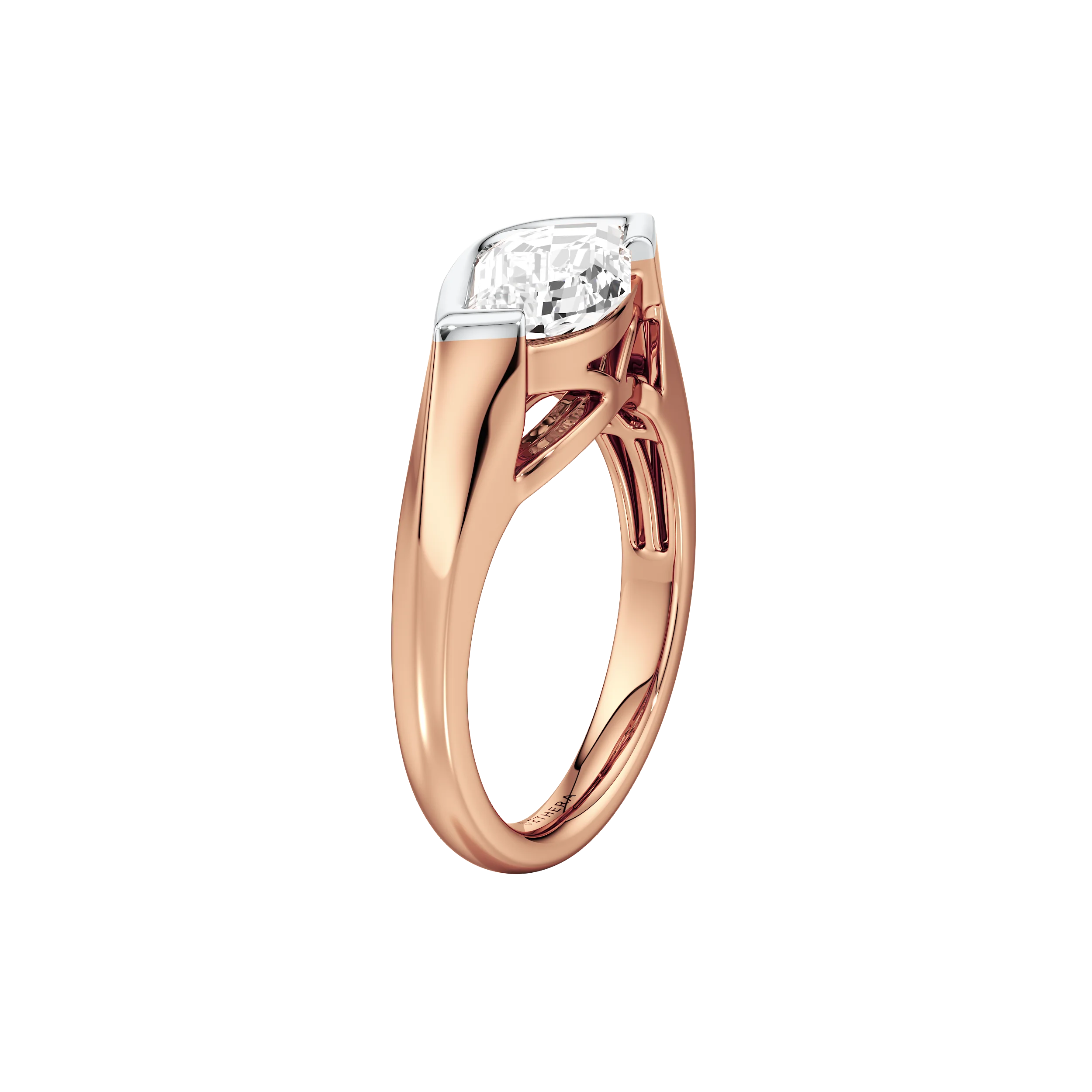Chiseled Brilliance Solitaire Ring 14