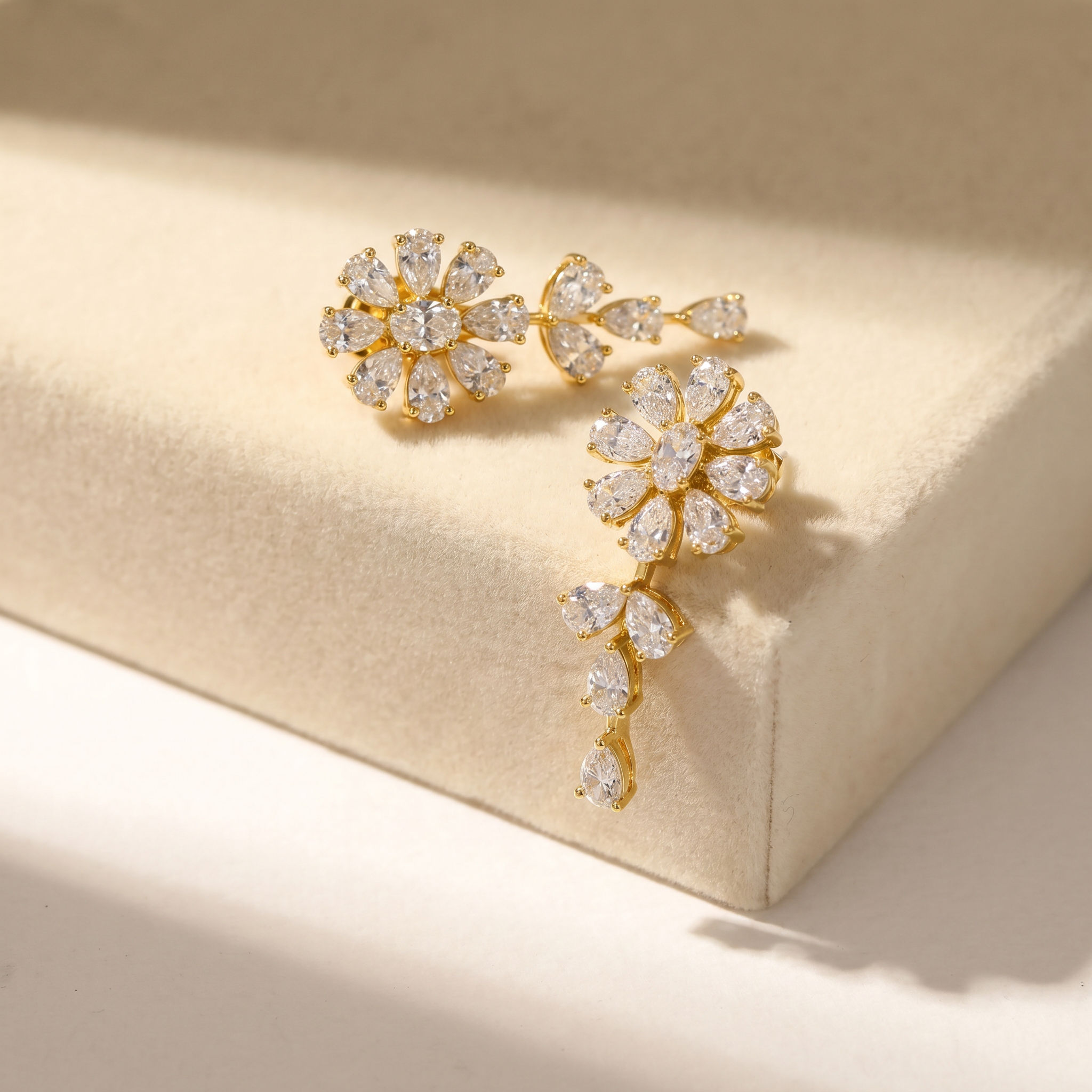 Dewdrop Cascade Earrings 2