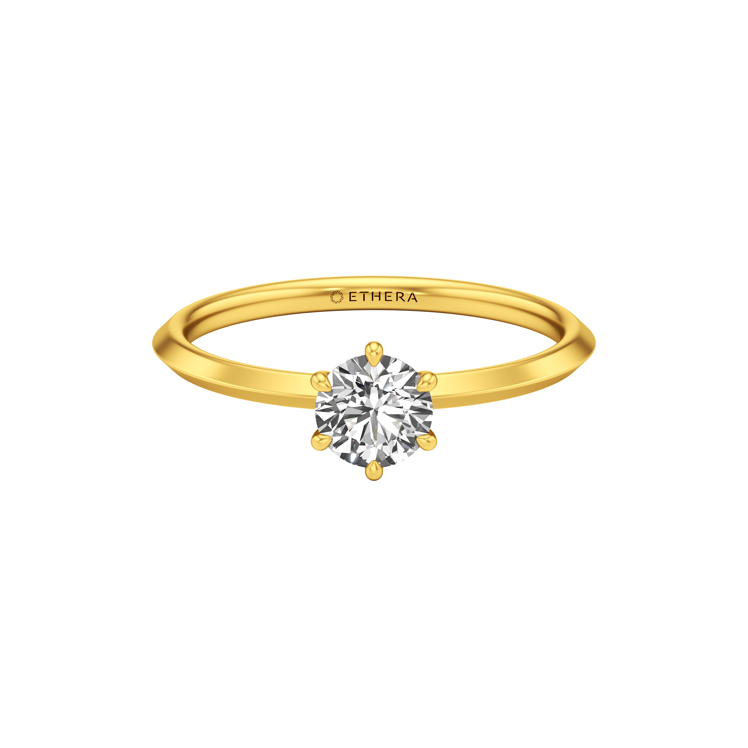 Edgeflare Solitaire Ring 1