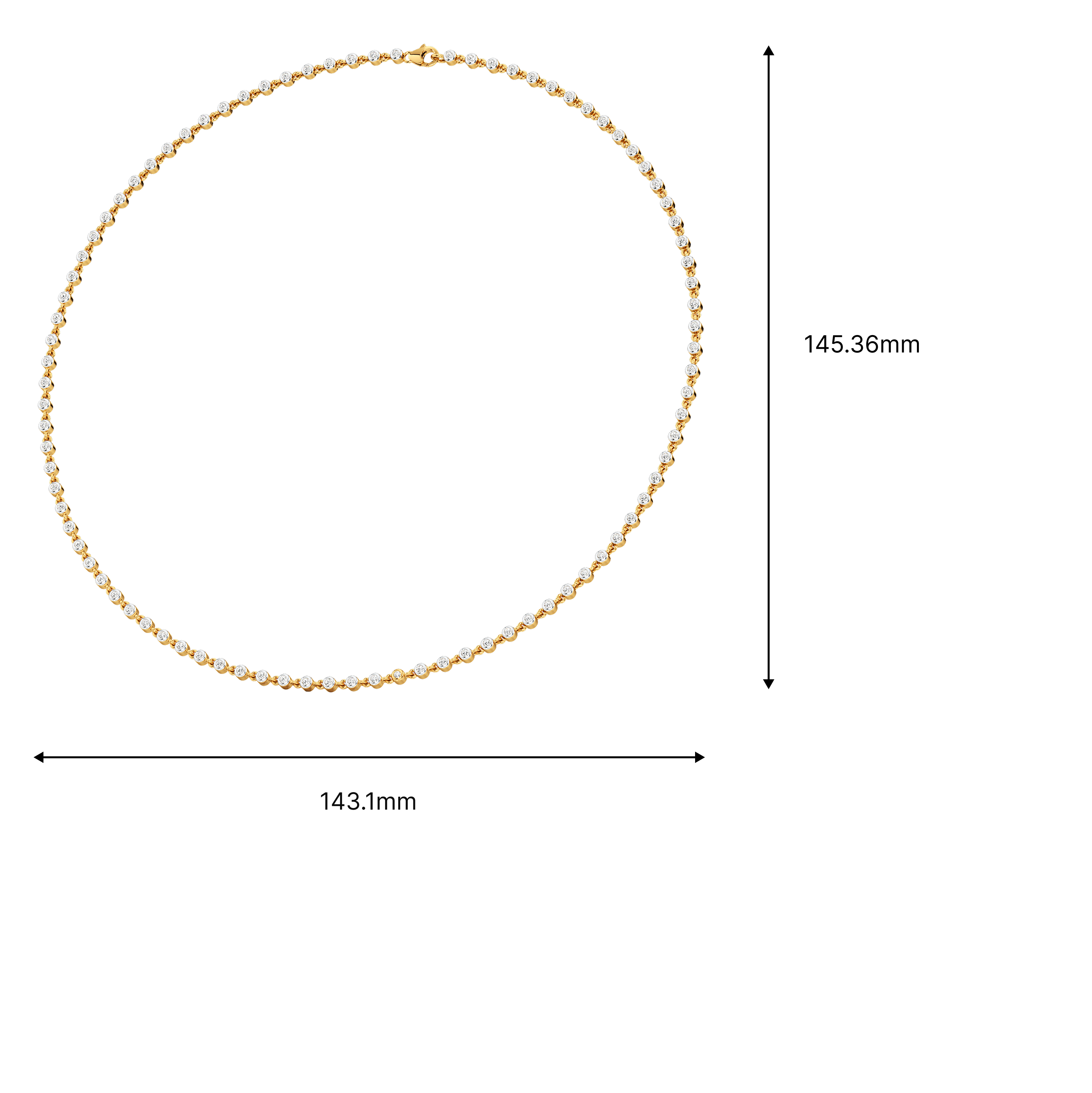 Aurora Tennis Necklace 4