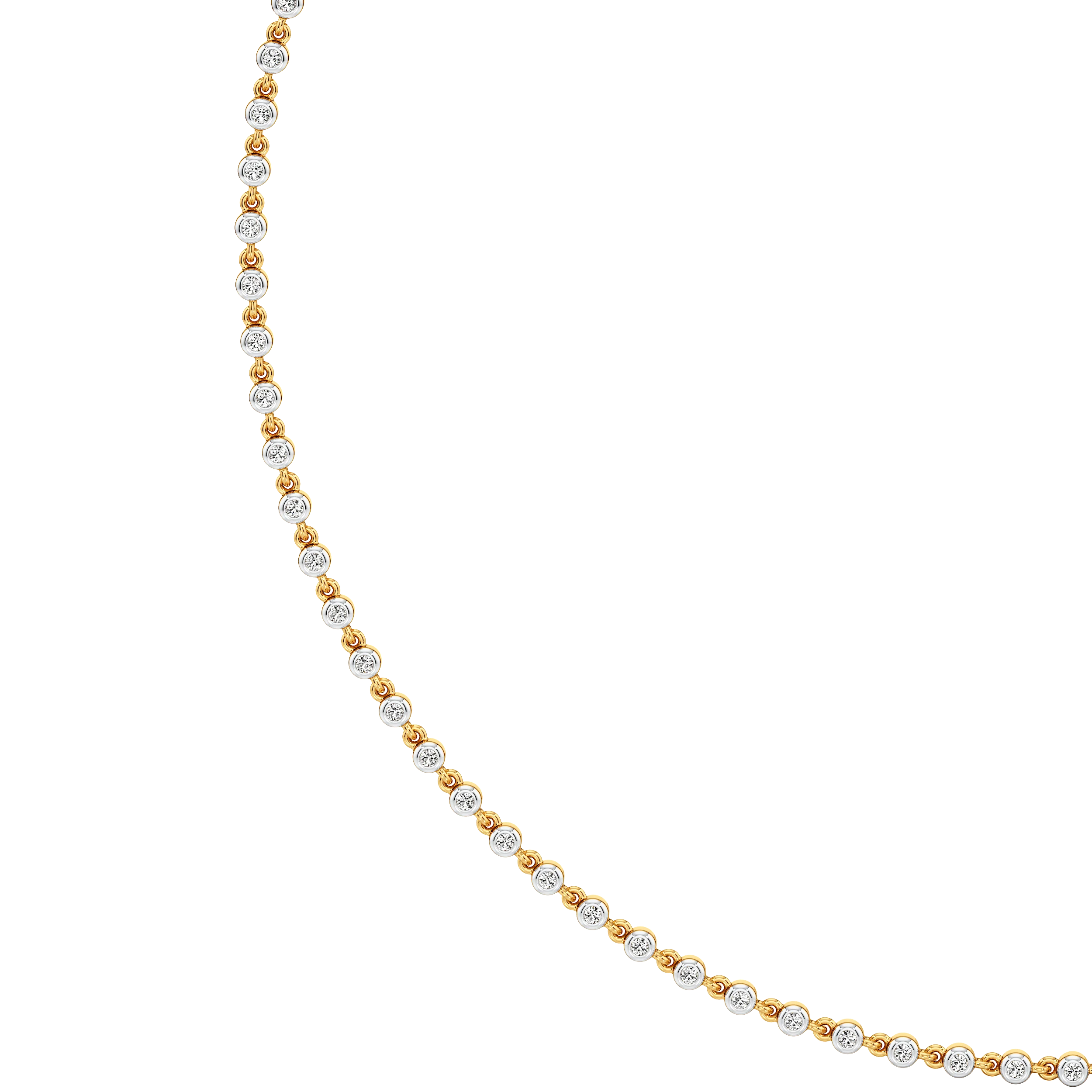 Aurora Tennis Necklace hover