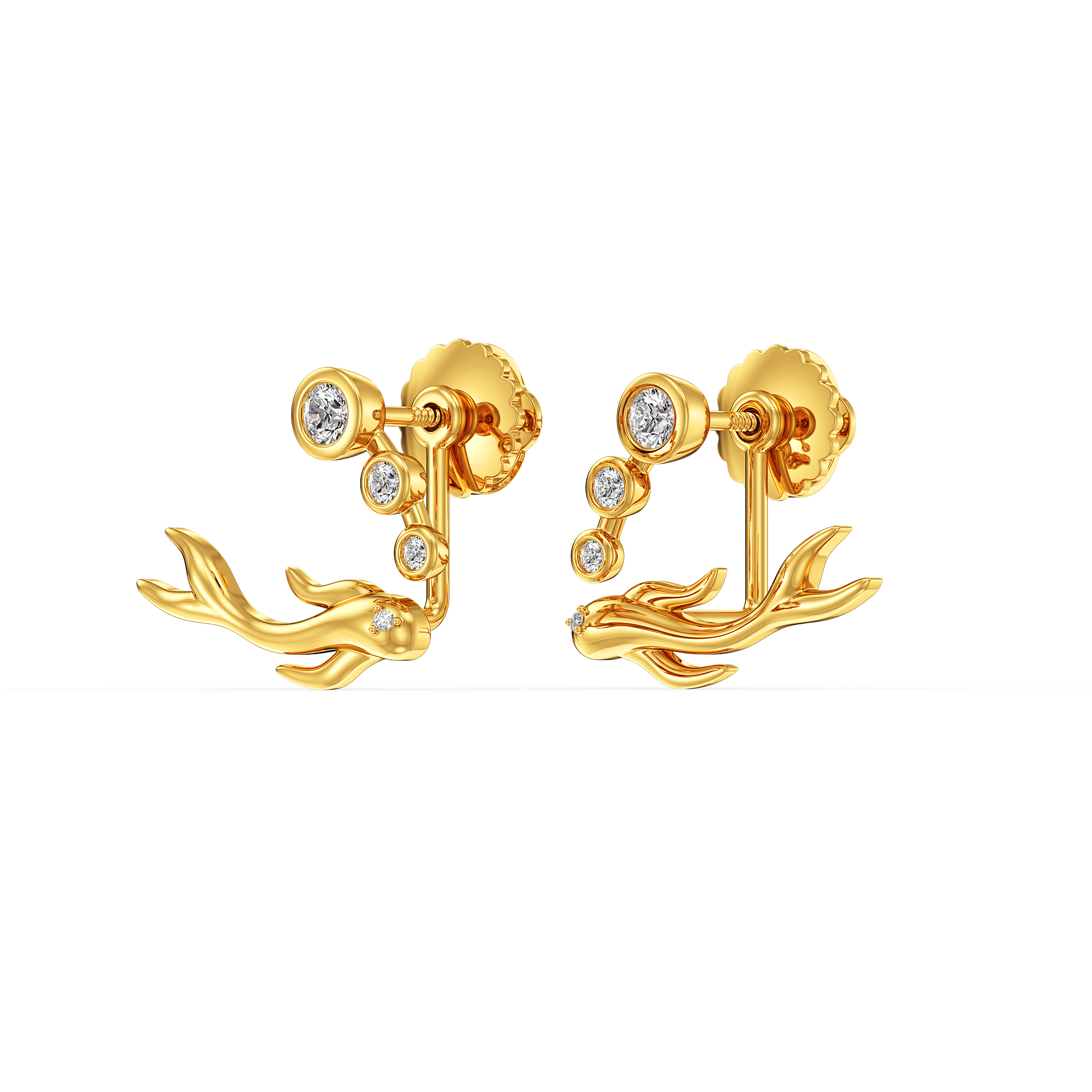 Glinting Fin Studs 0