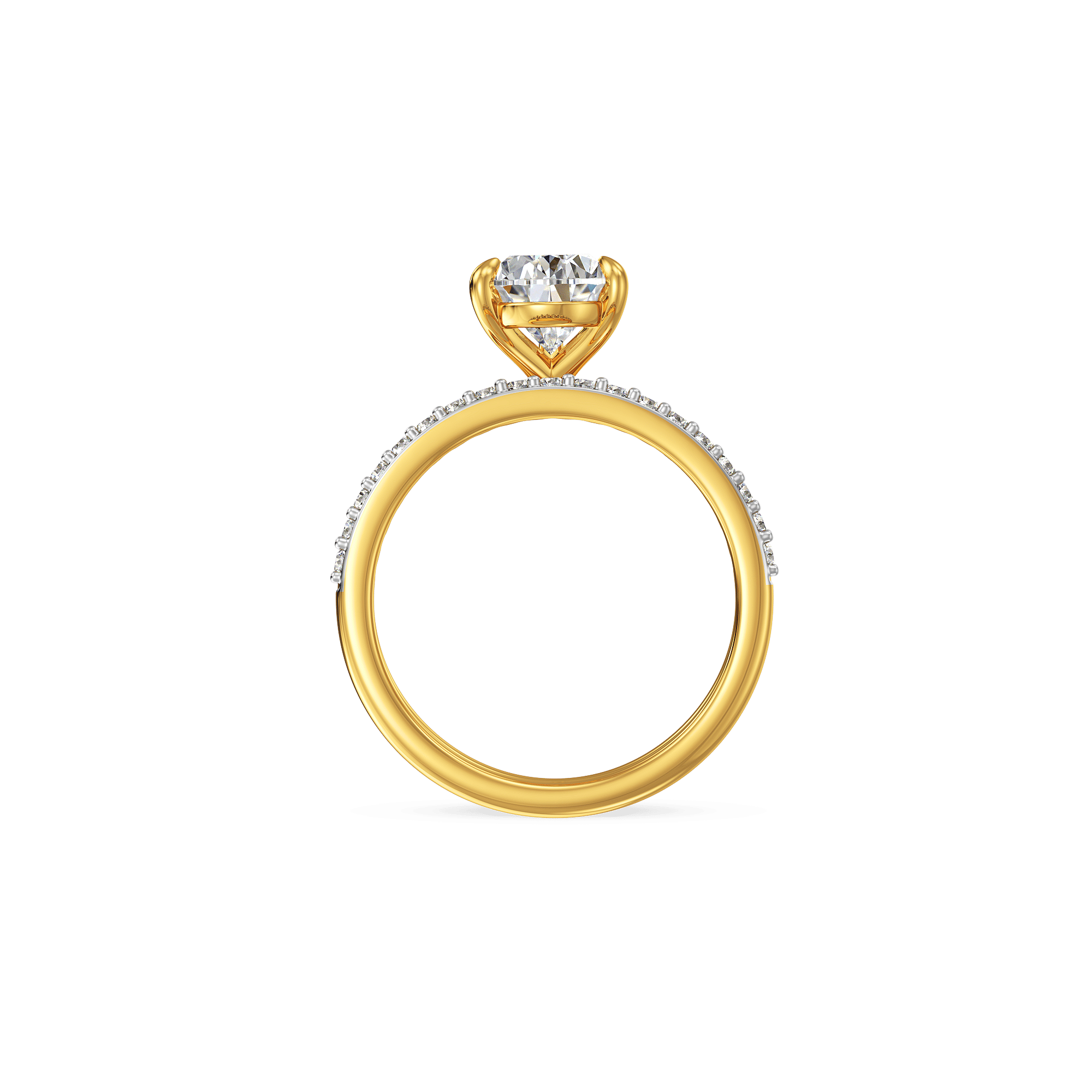 Taper Shimmer Solitaire Ring 3