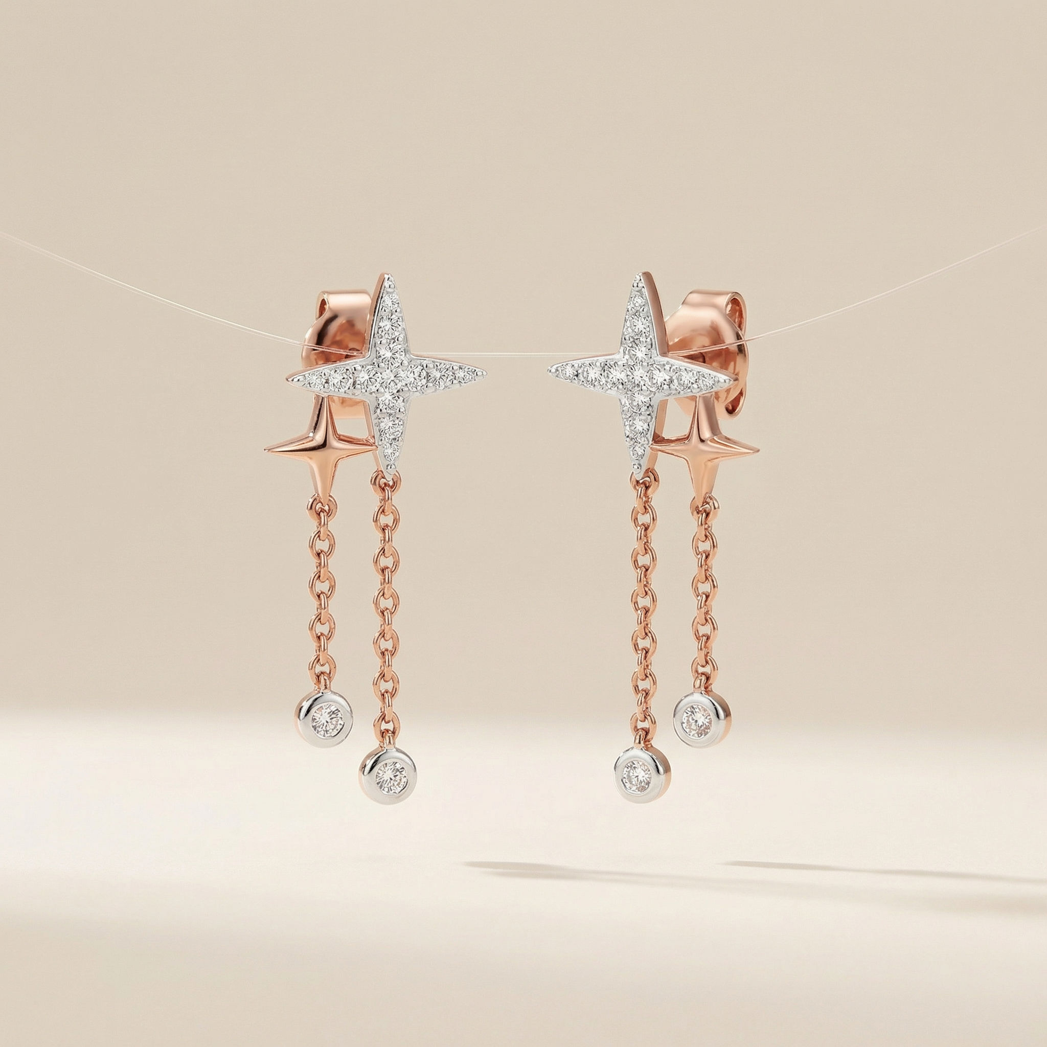 Starfall Chain Earrings 2