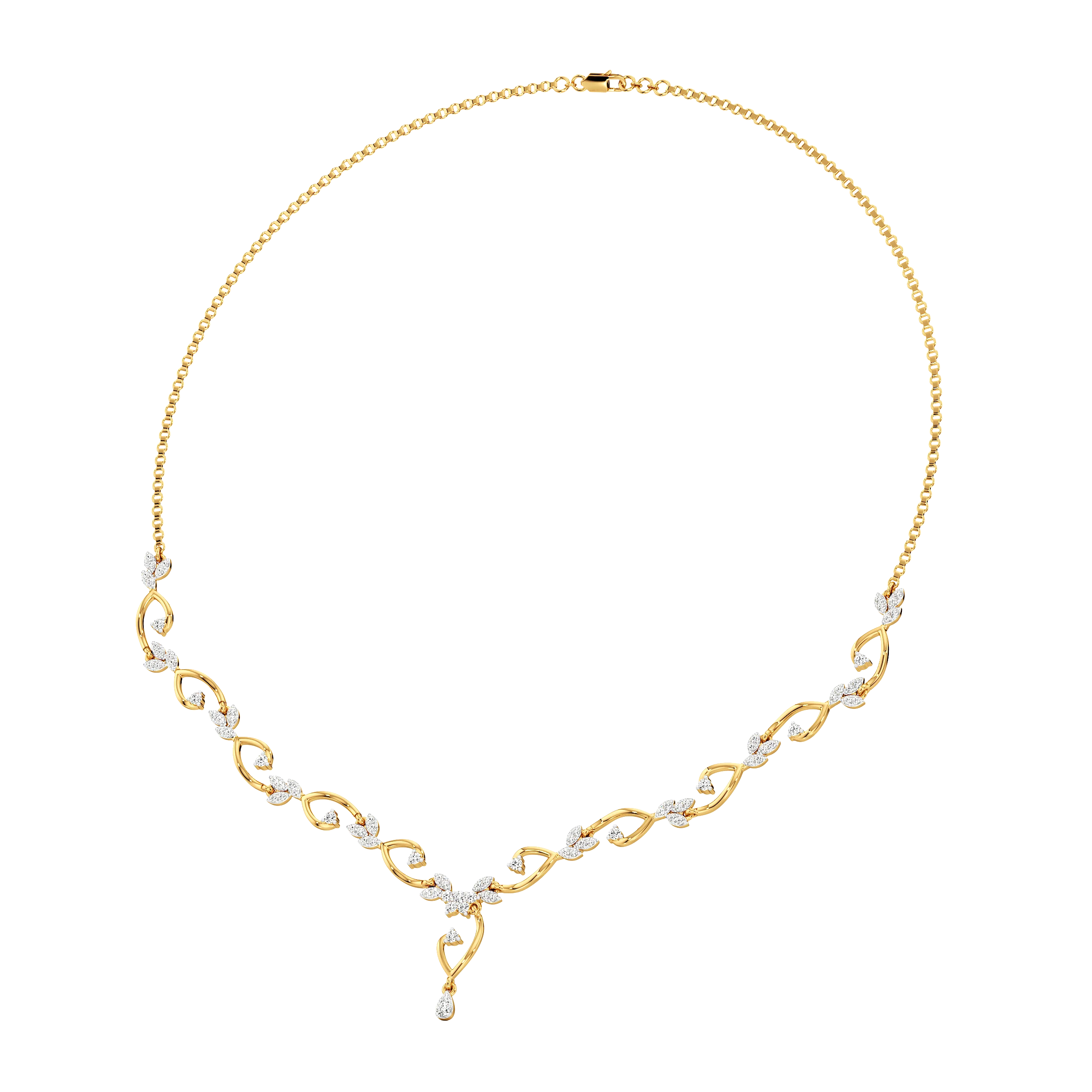 Vinelet Drop Necklace