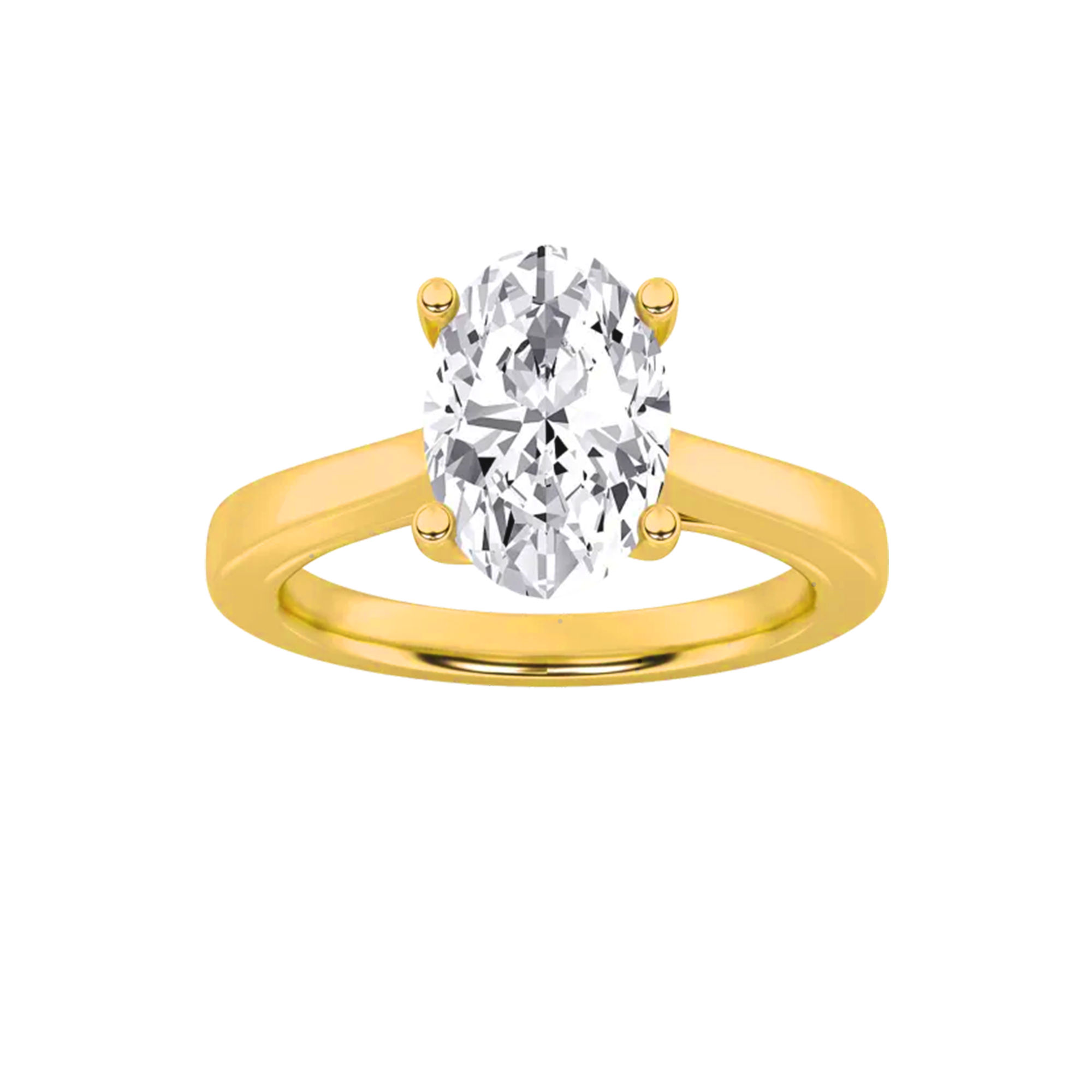 Celestial Arch Solitaire Ring 0