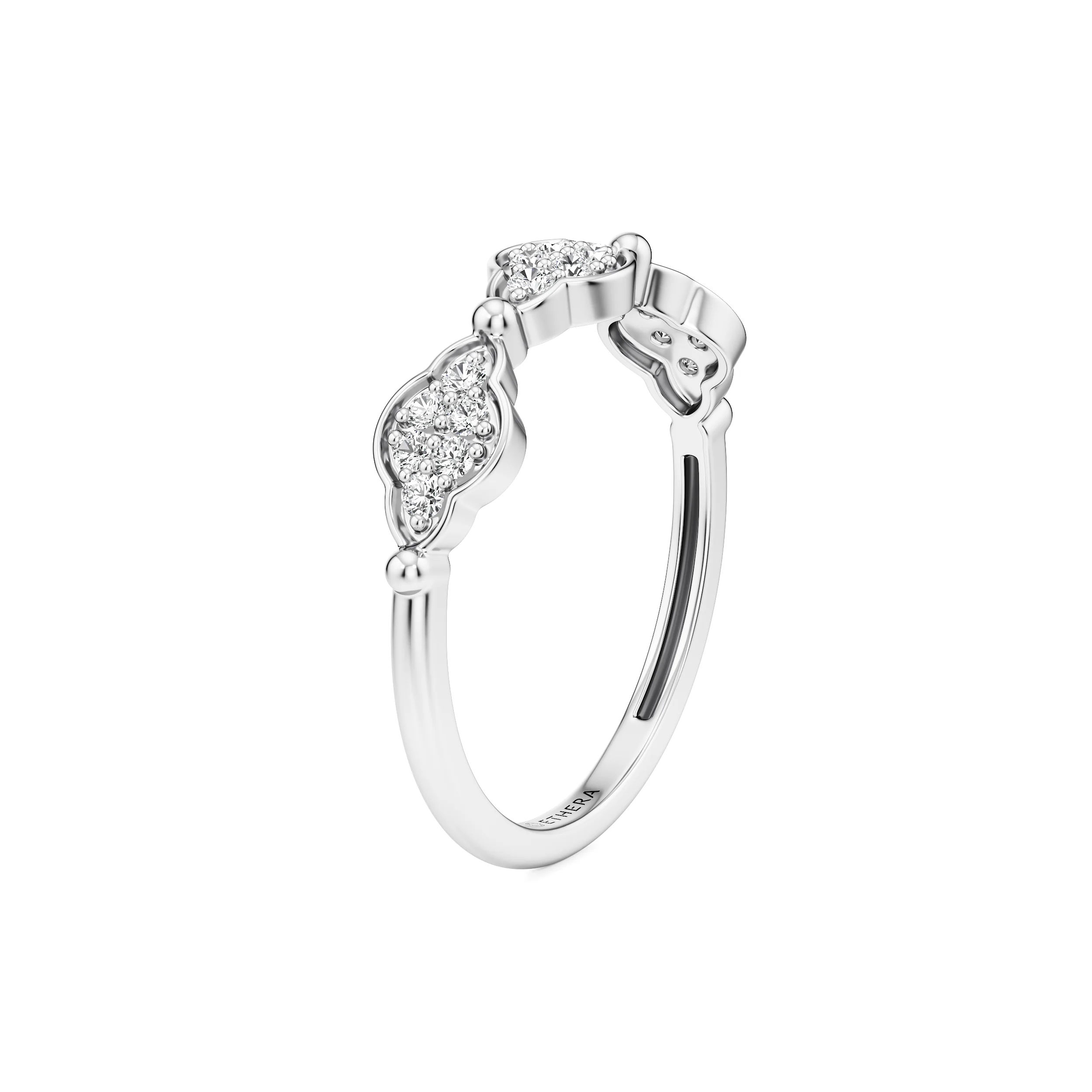 Petal Gleam Diamond Ring 10