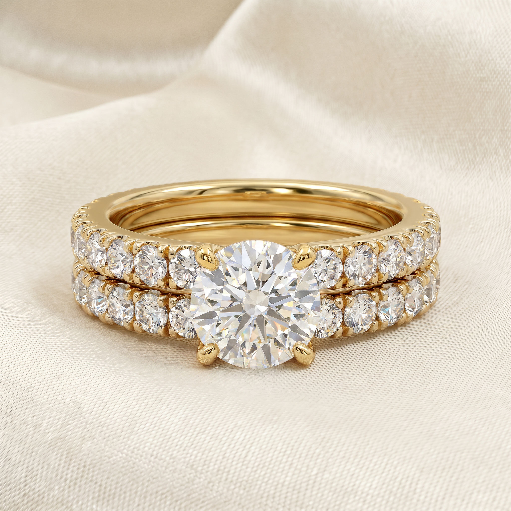 Radiance Duo Ring Set