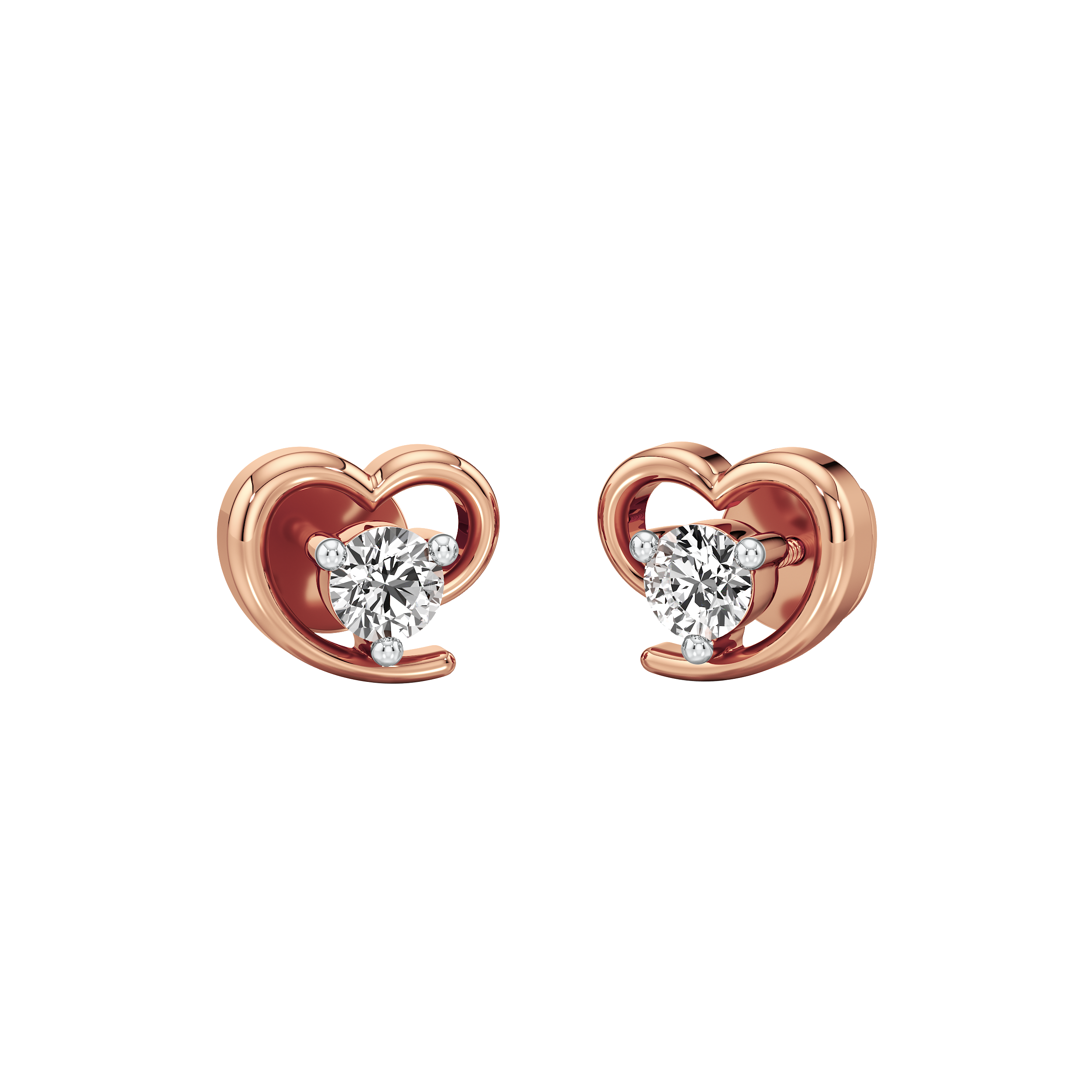 Heart Edit Studs 6