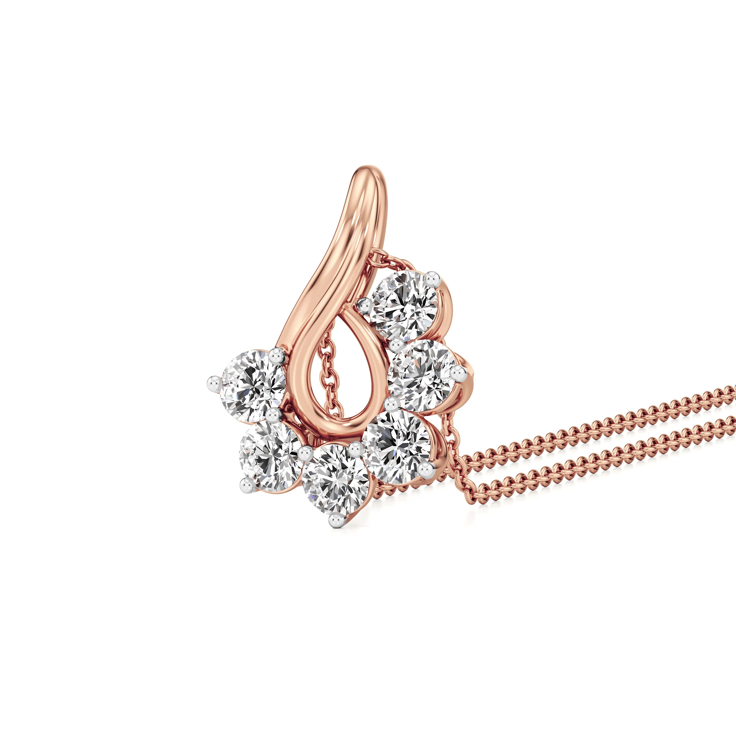 Loop Petal Pendant 9