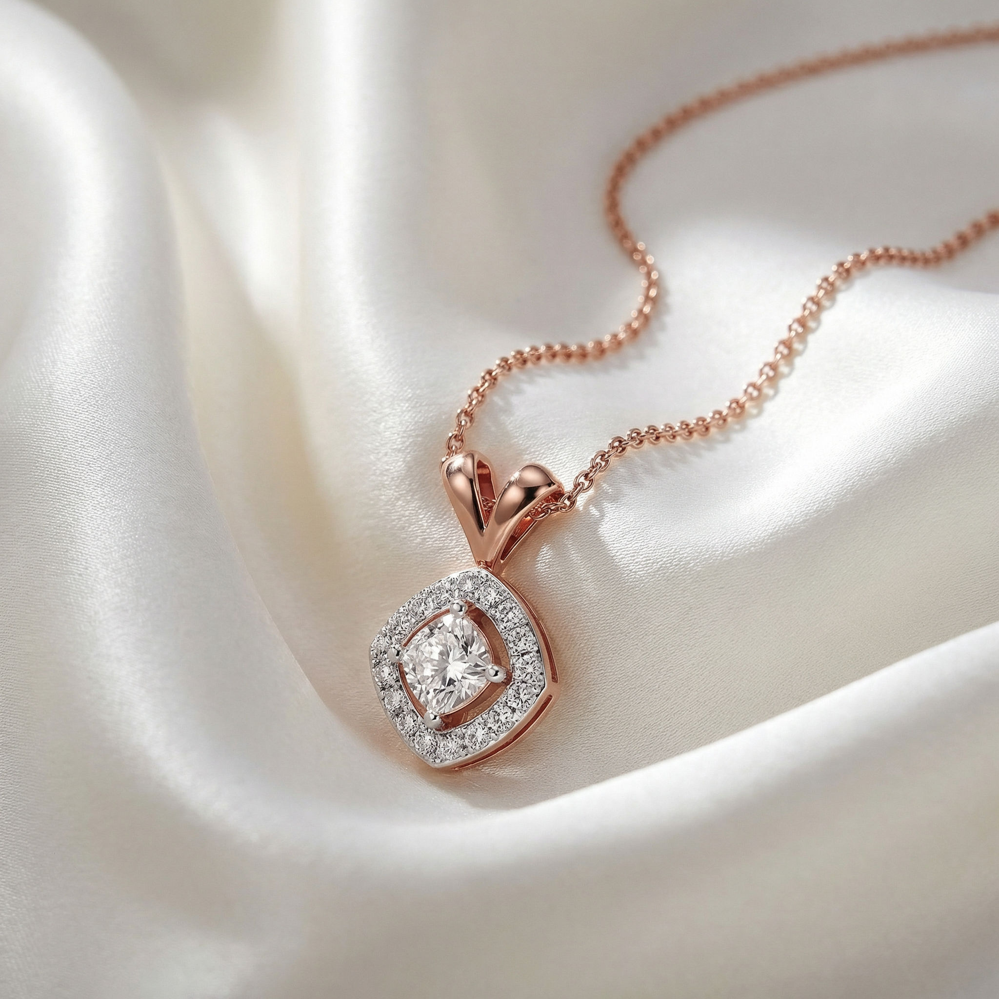 Halo Square Glow Pendant 2