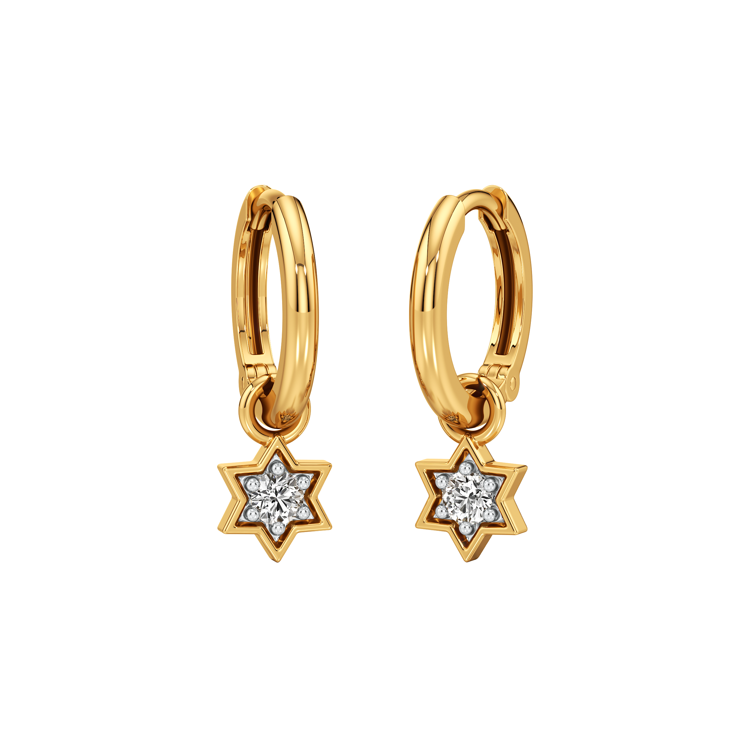 Starlit Hoop Earrings