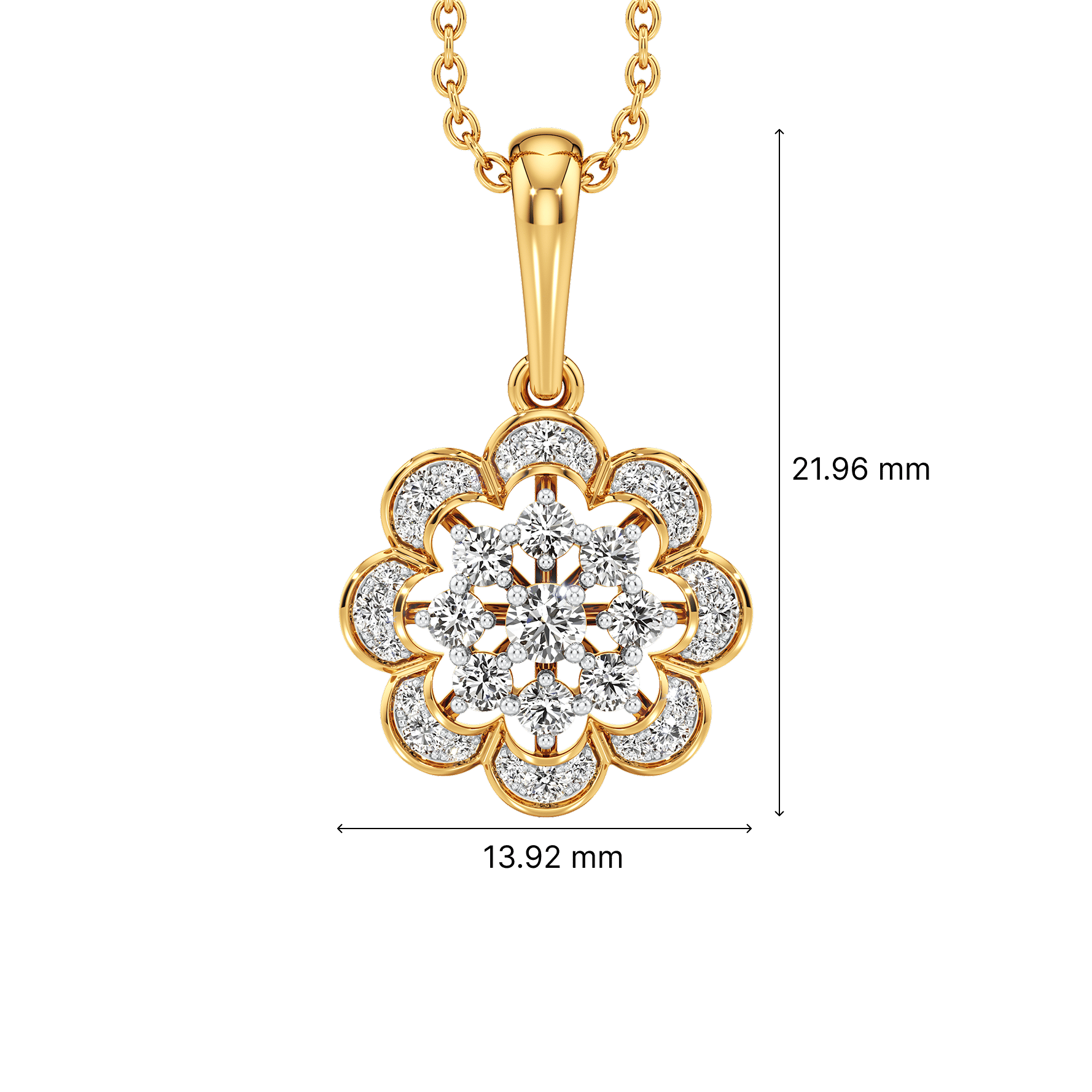 The Meher Bloom Pendant 3