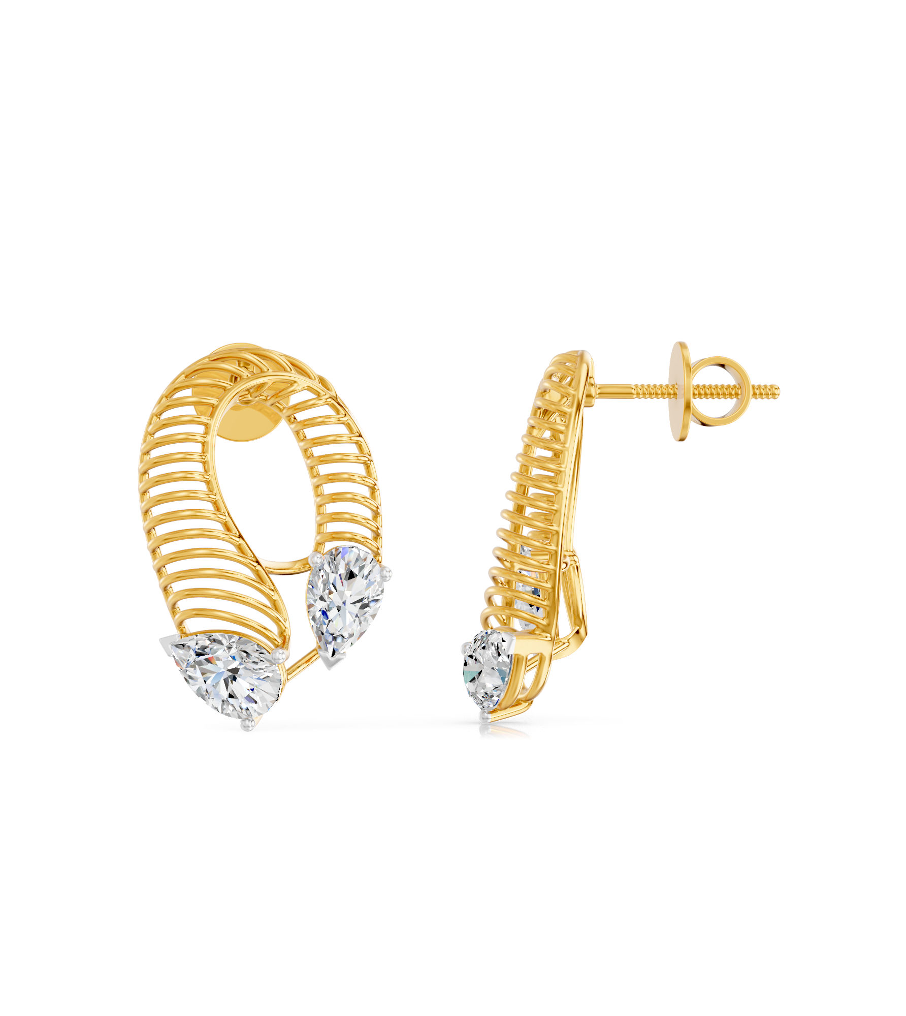 Ribbon Rise Studs 0