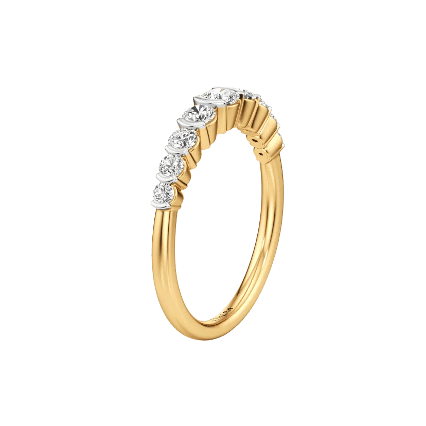 Classic Half-Eternity Diamond Band 5