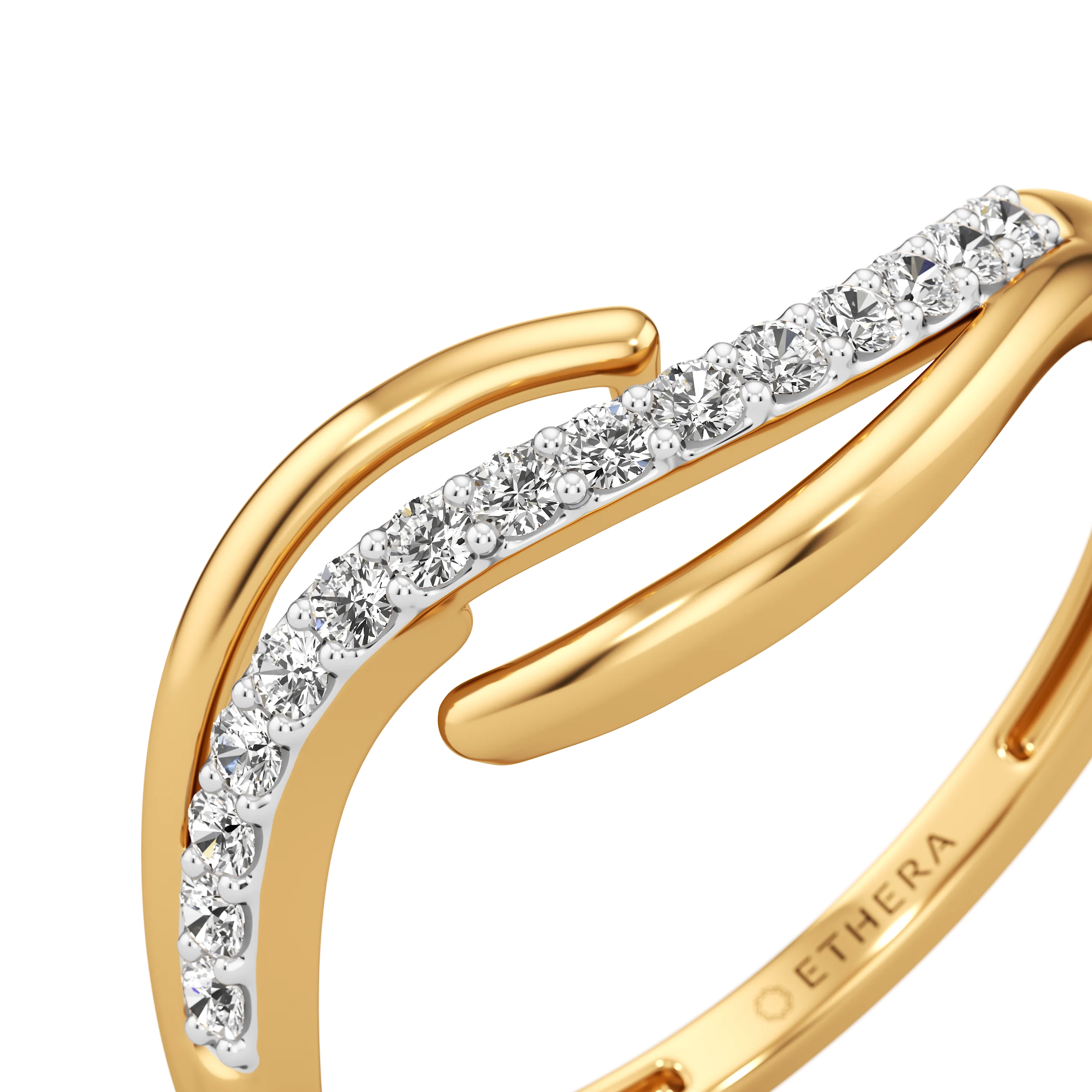 Whisper Wave Diamond Ring 3