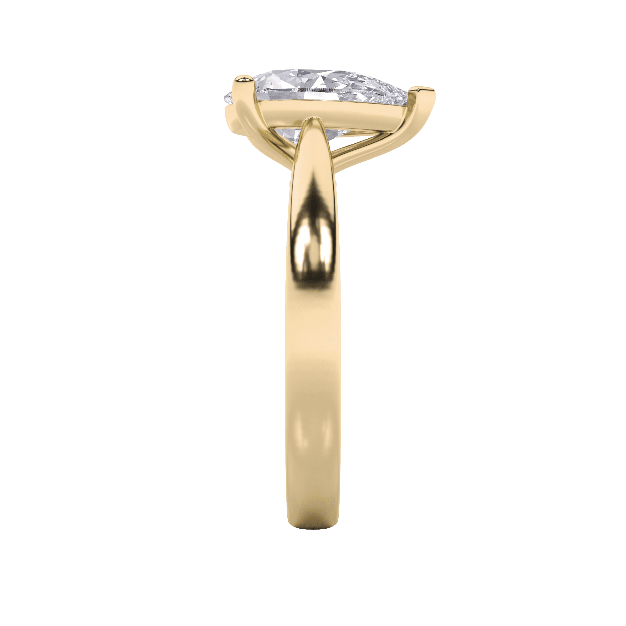 Pear Poise Ring 3
