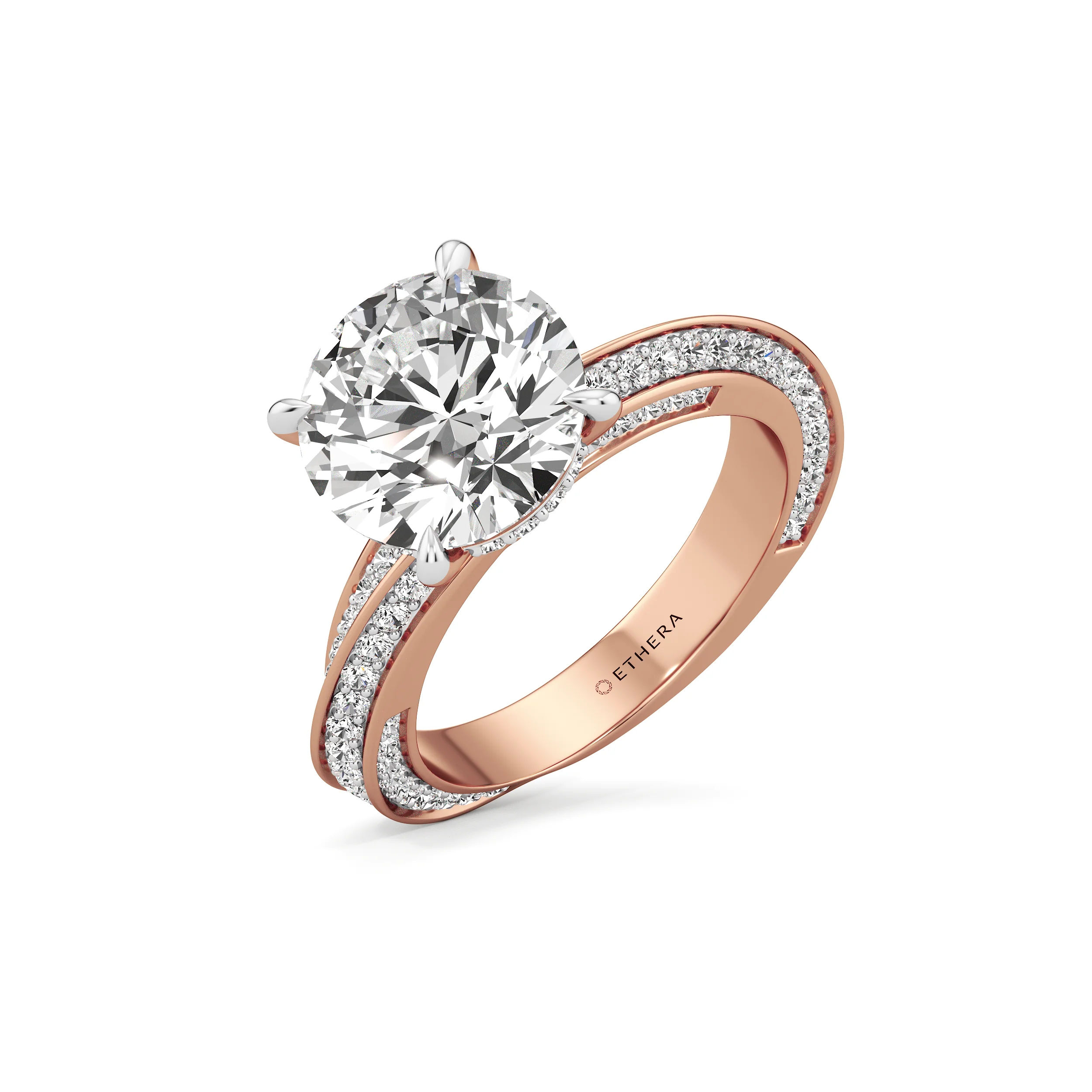 Round Crest Cocktail Ring 13