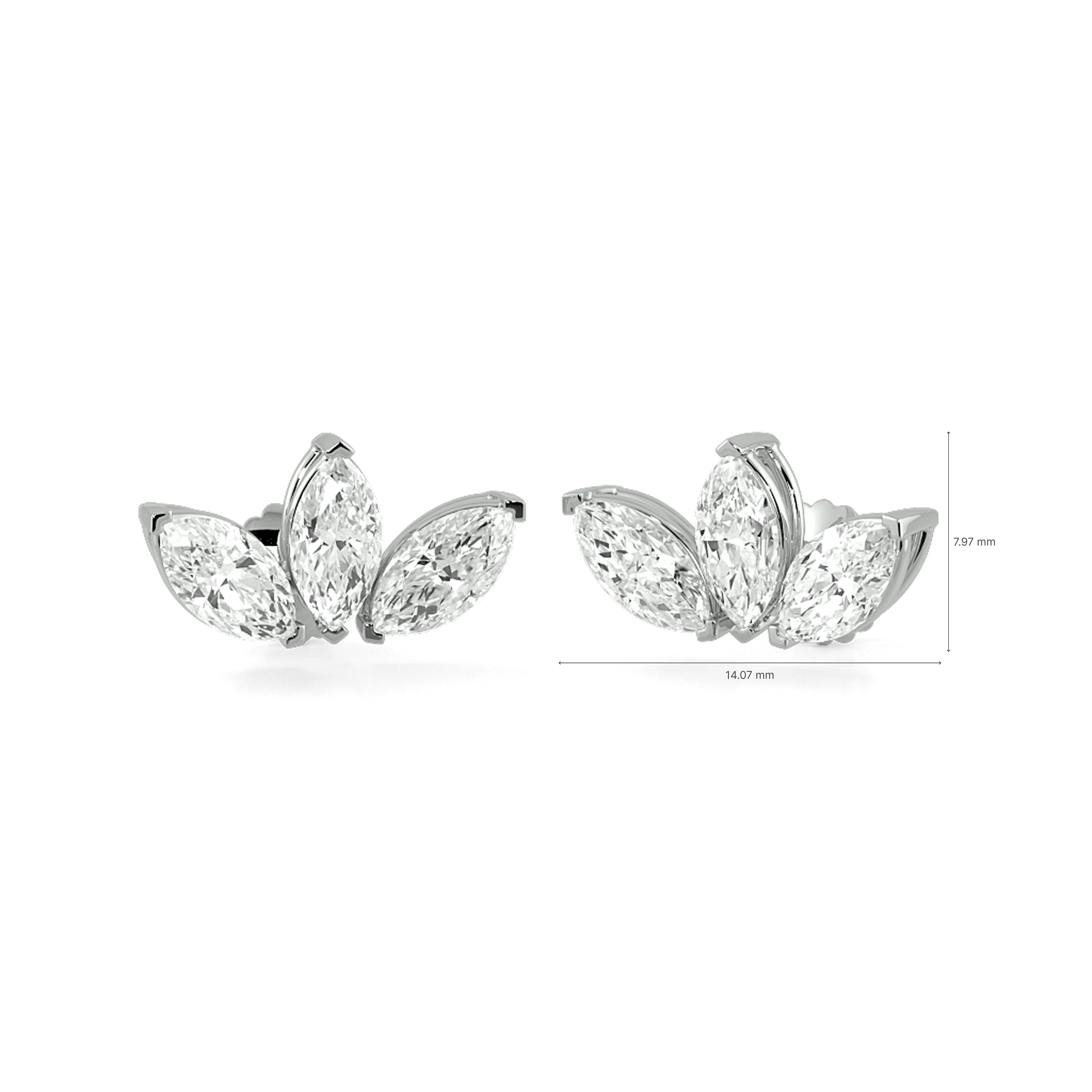 Iris Stud Earrings 3