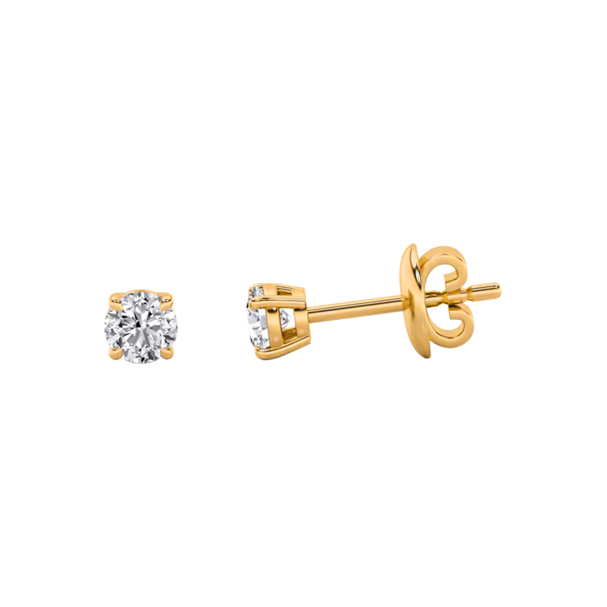 Dainty Orb Stud Earrings 2 Carat 1