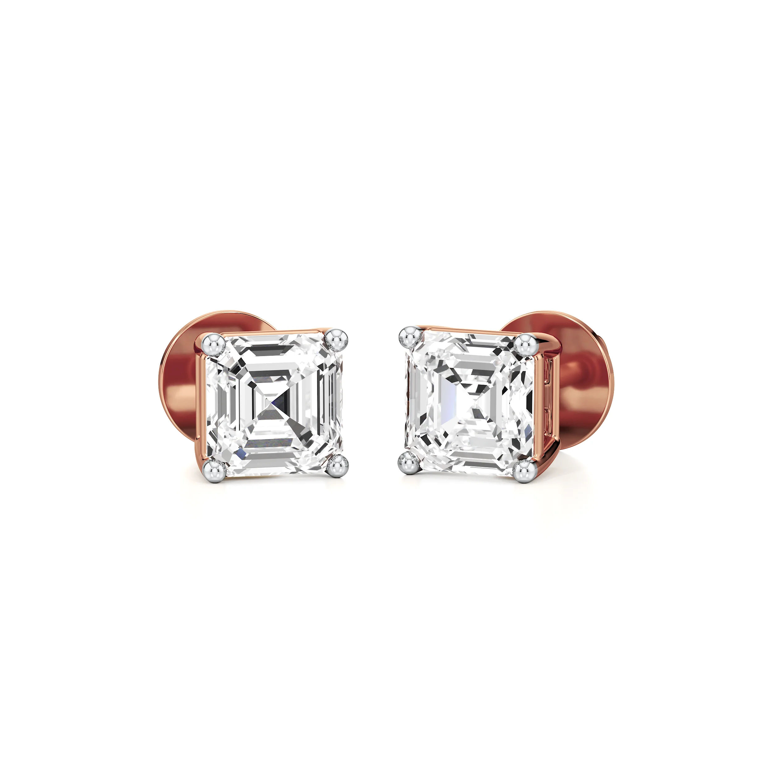 Prismatic Cut Stud Earrings 6