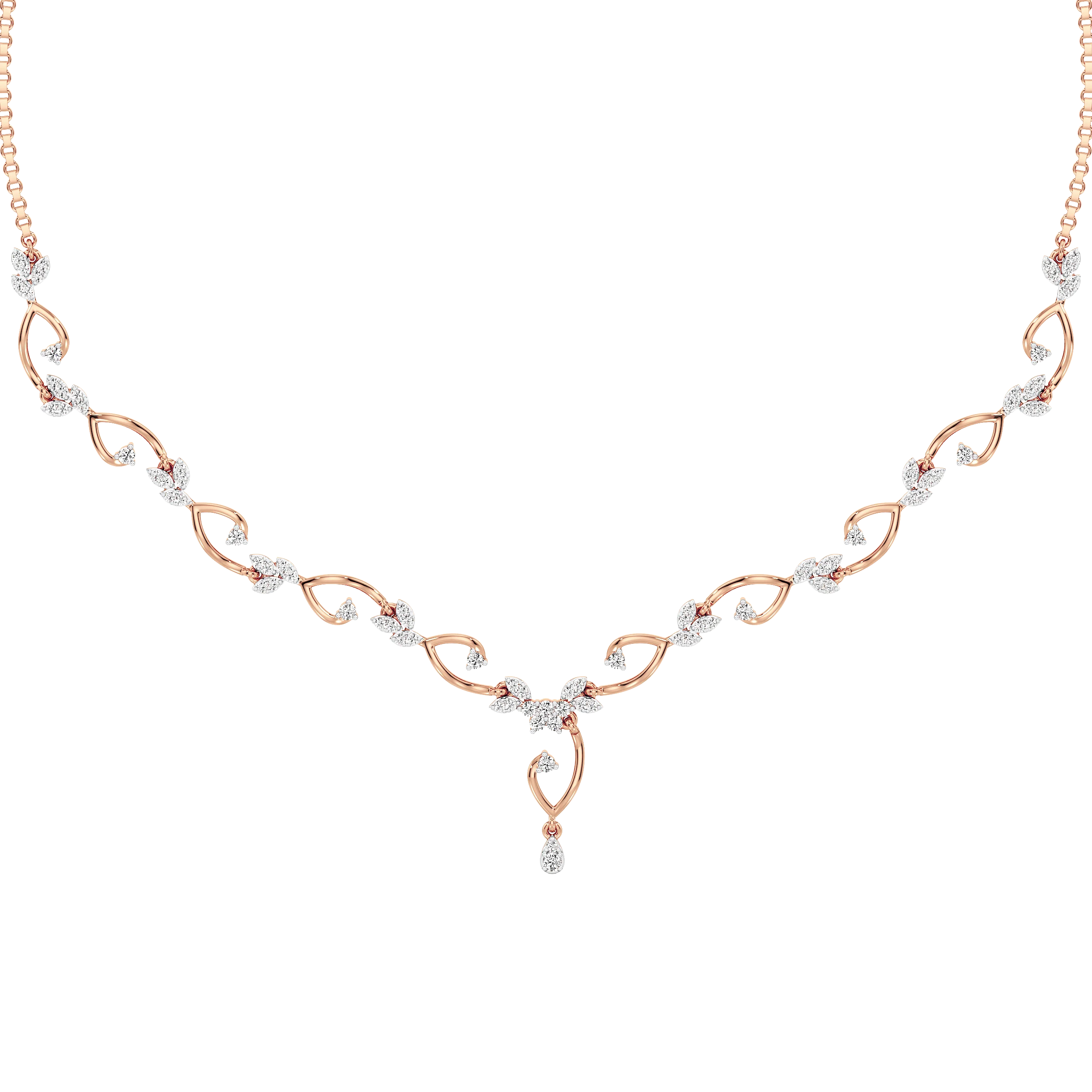 Vinelet Drop Necklace 11