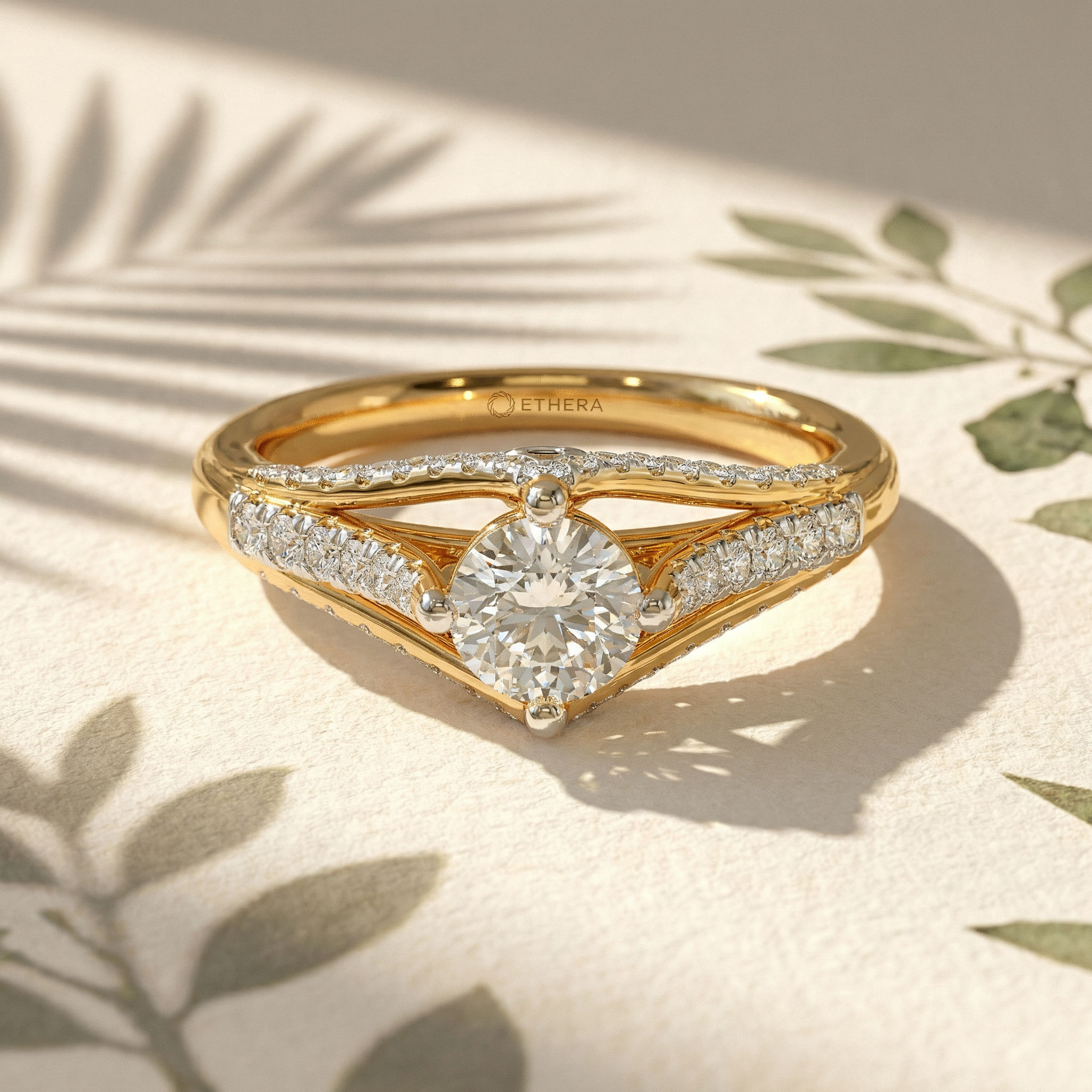 You & Me Solitaire Ring 3