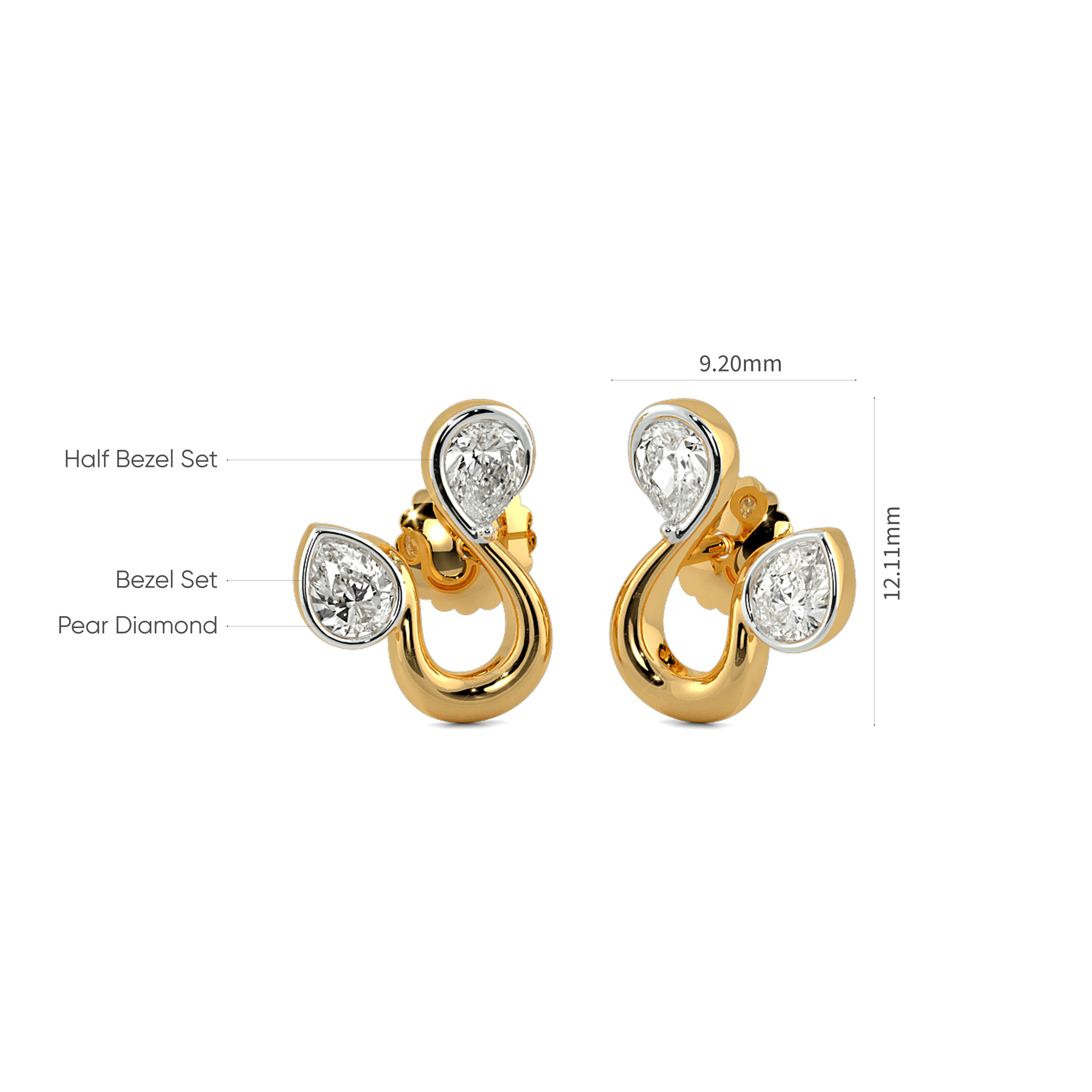 Corporate Chic Stud Earrings 4