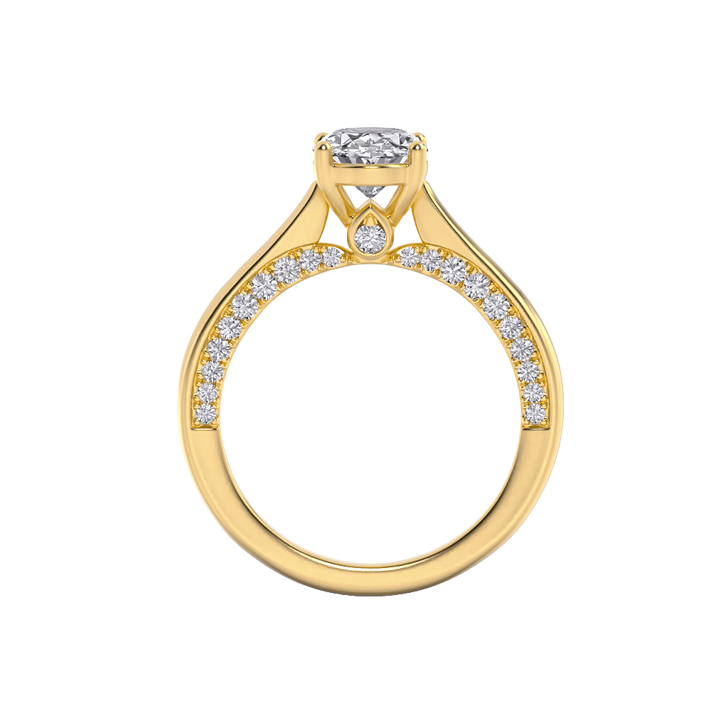 Haloed Oval Glow Ring 1