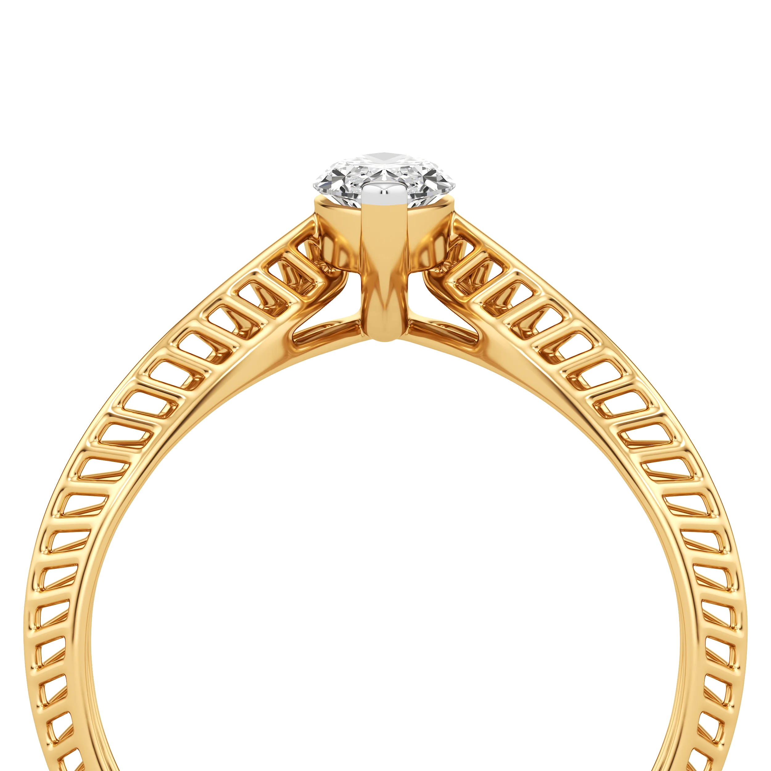 Marquise Flow Diamond Ring 5