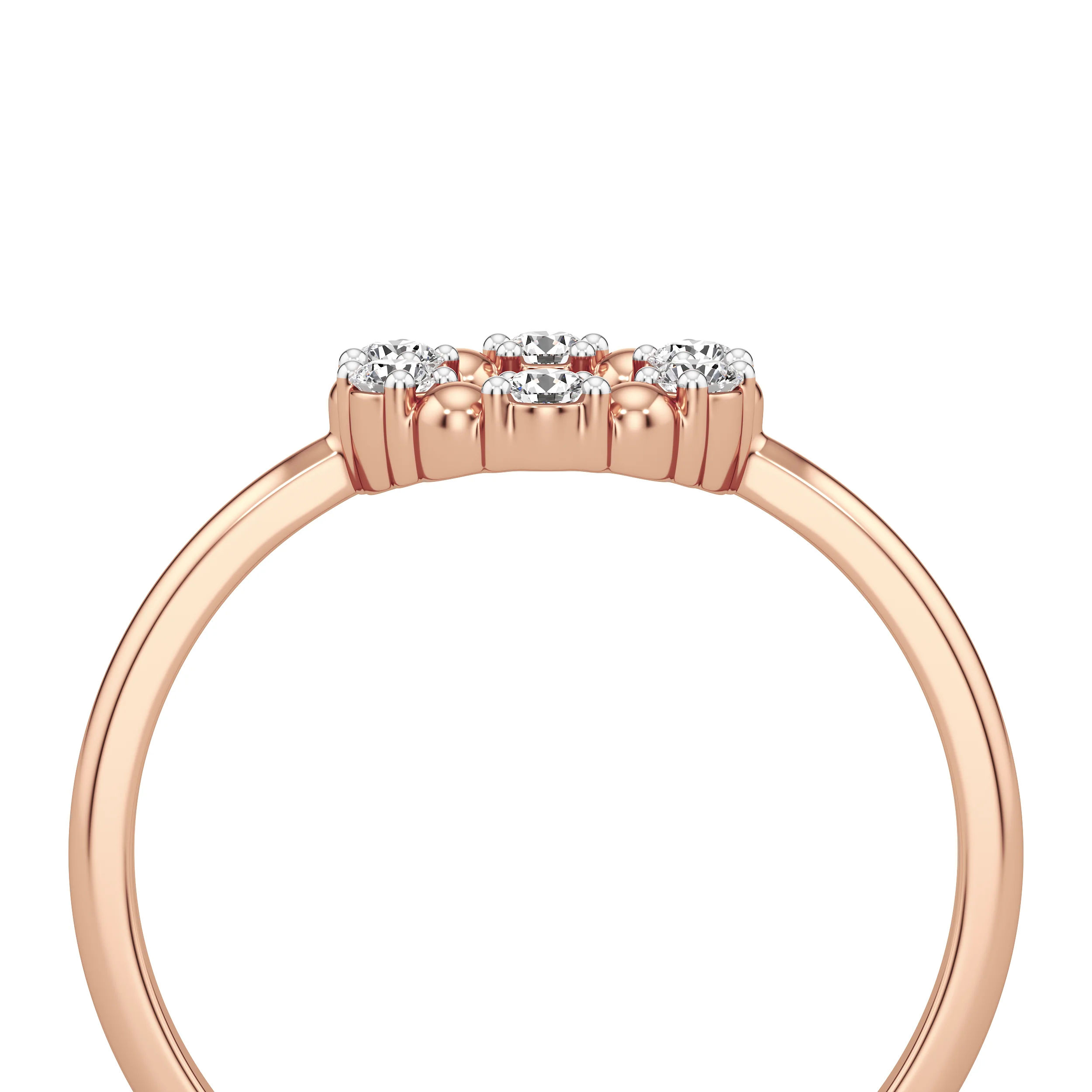 Orbit Petite Diamond Ring 17