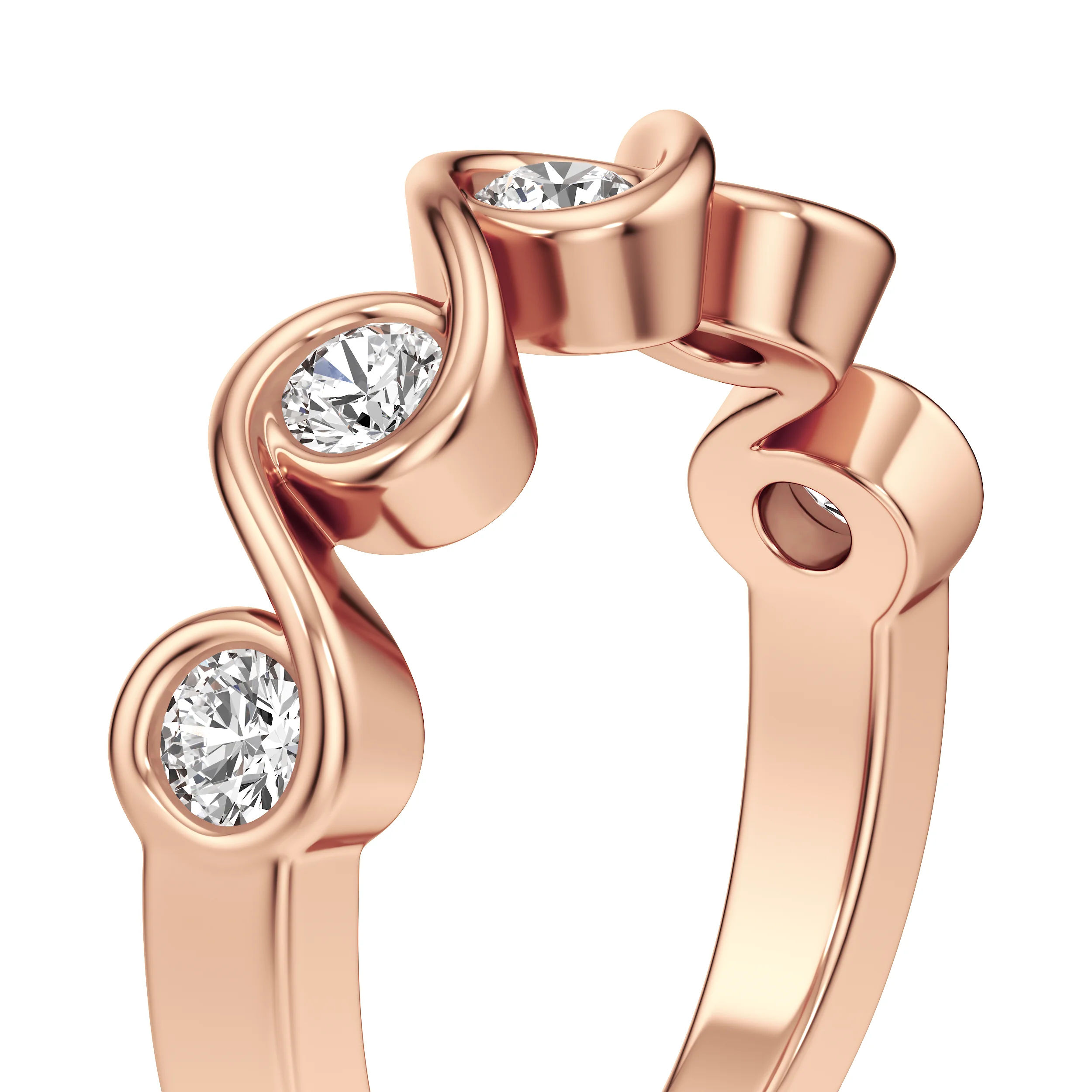 Waveset Diamond Band 19