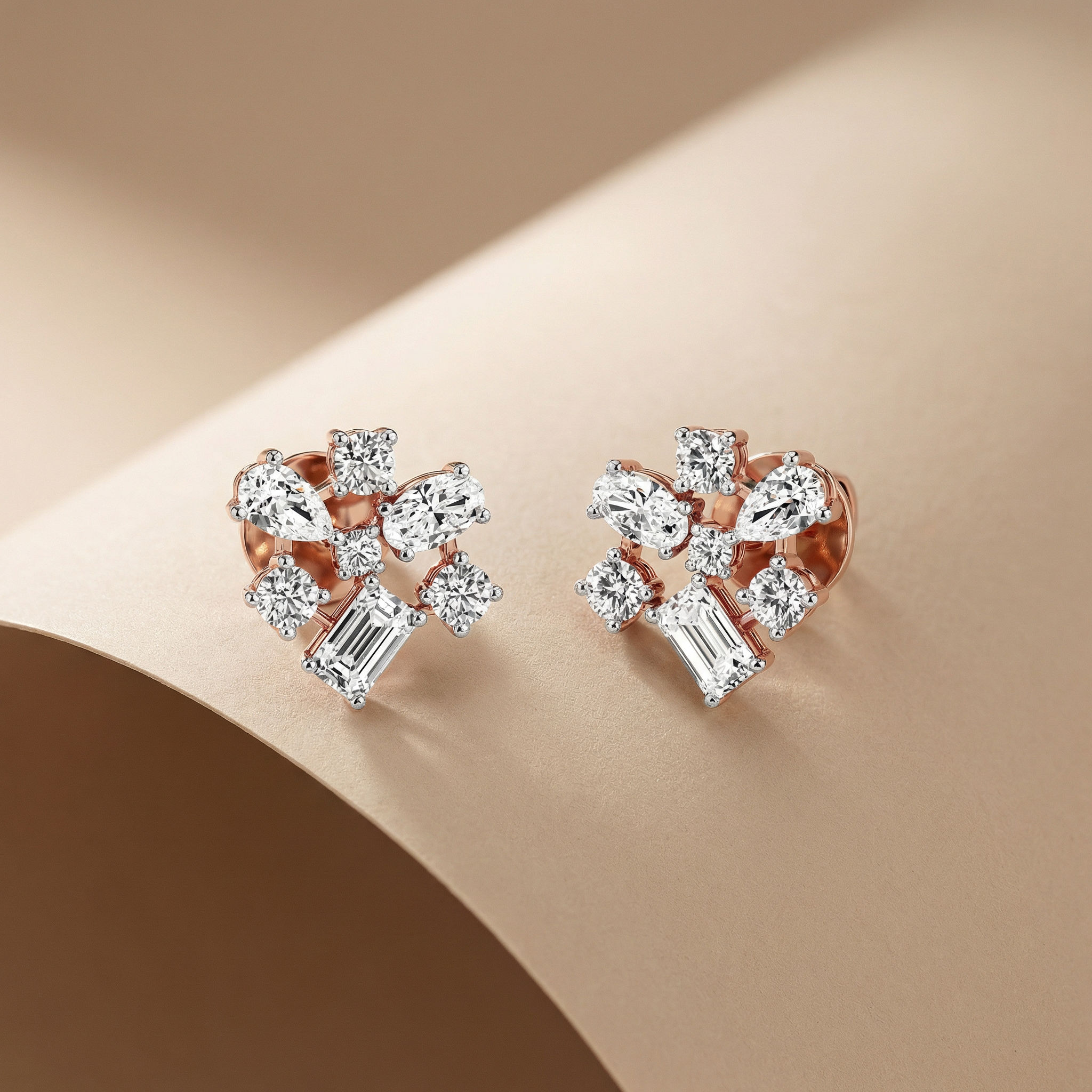 Stellar Cluster Diamond Studs 2