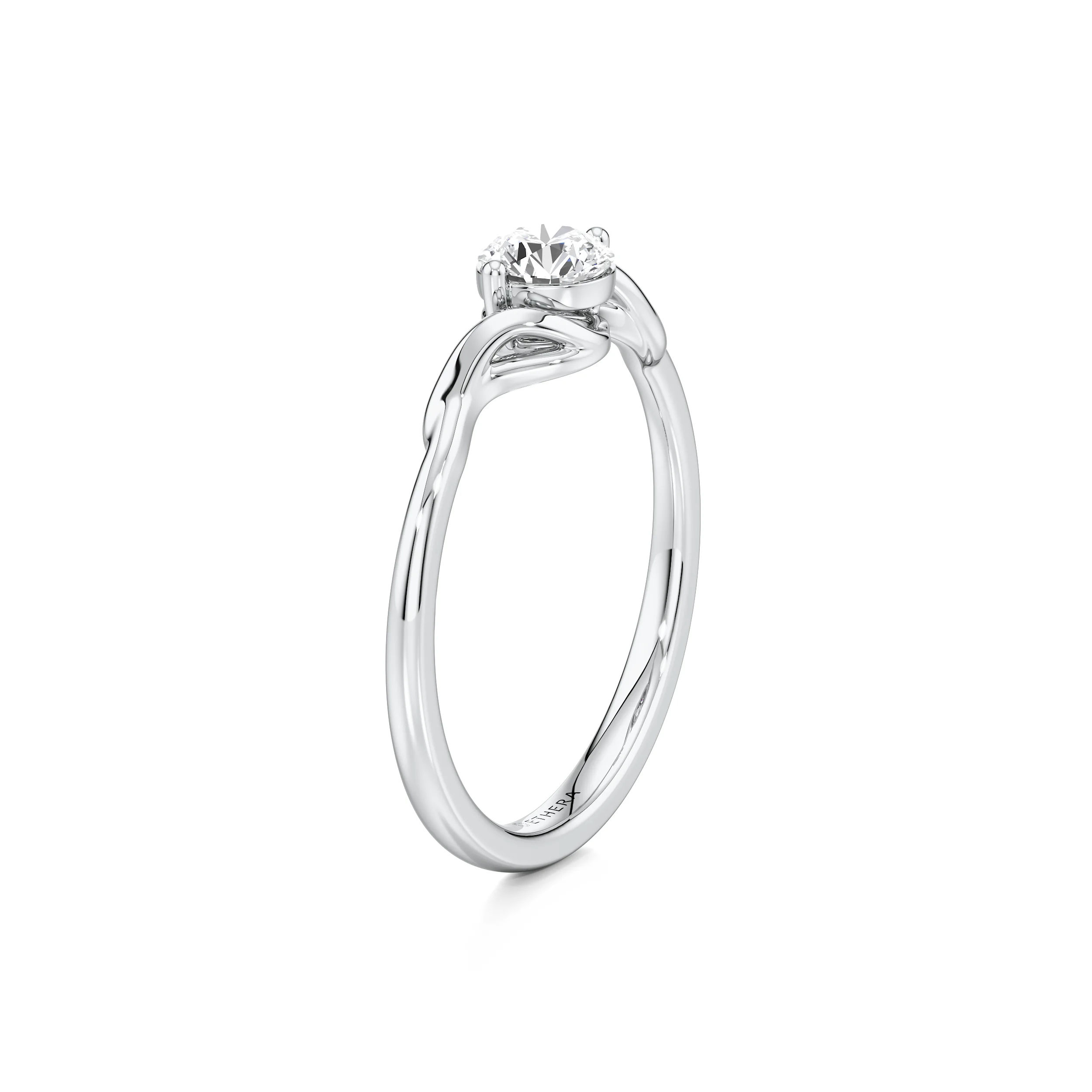 Sway Solitaire Ring 9