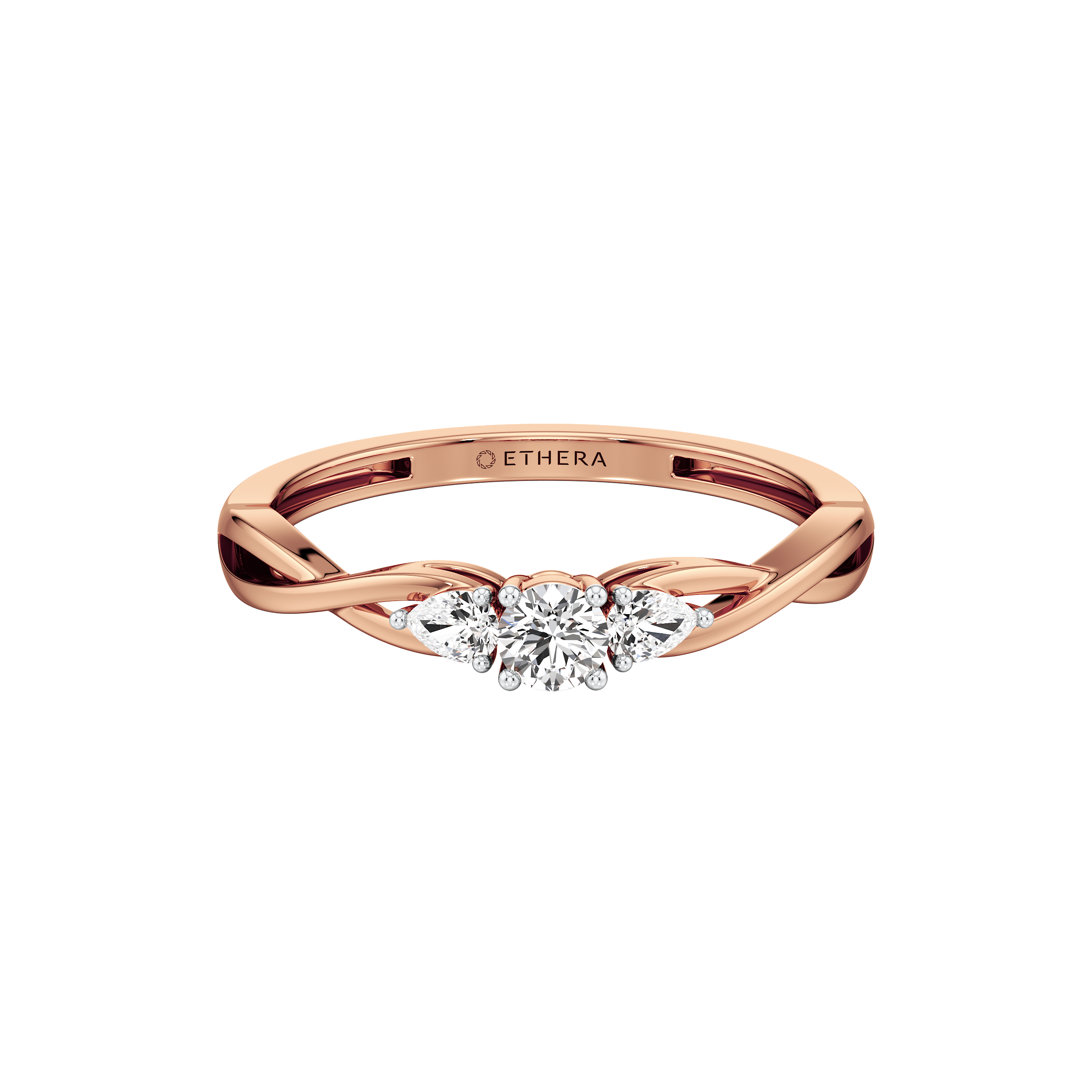Trio Pear Ring 10