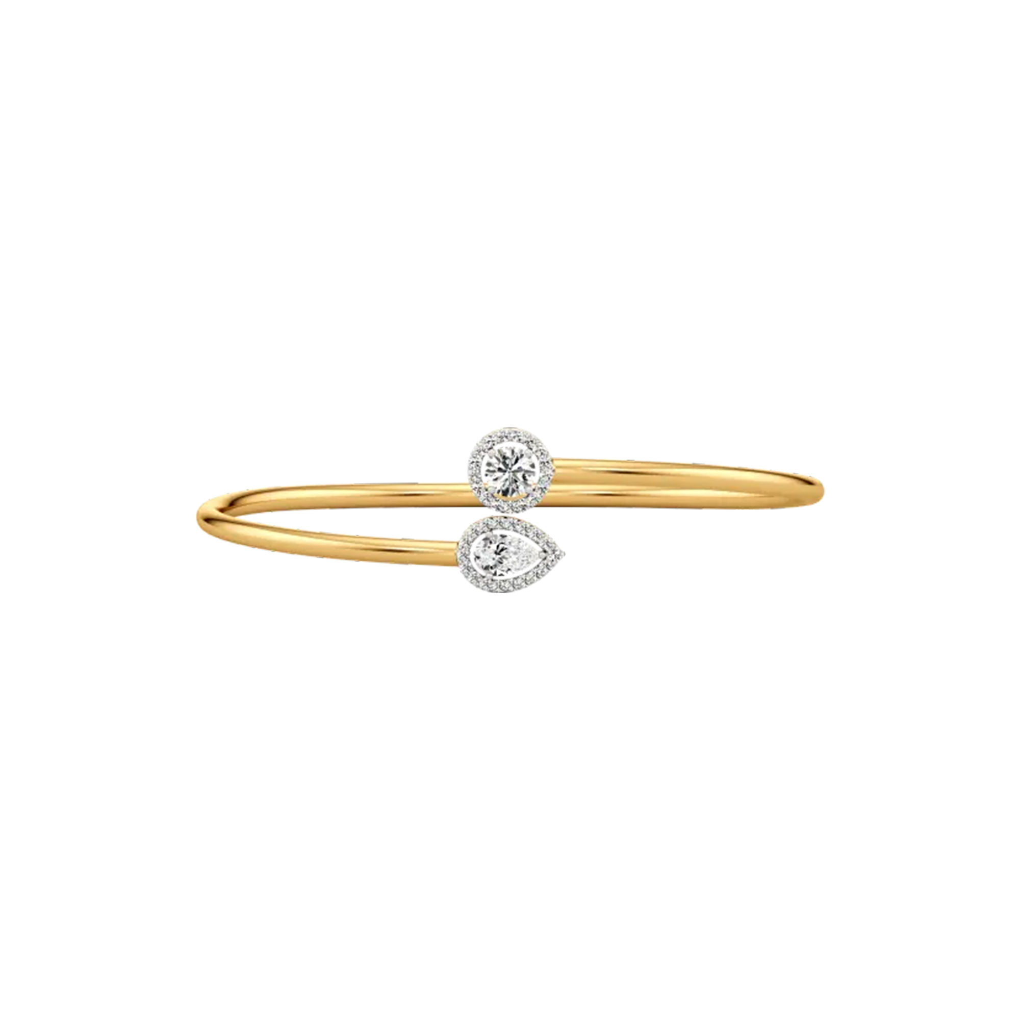 Dual Glow Diamond Bangle 0