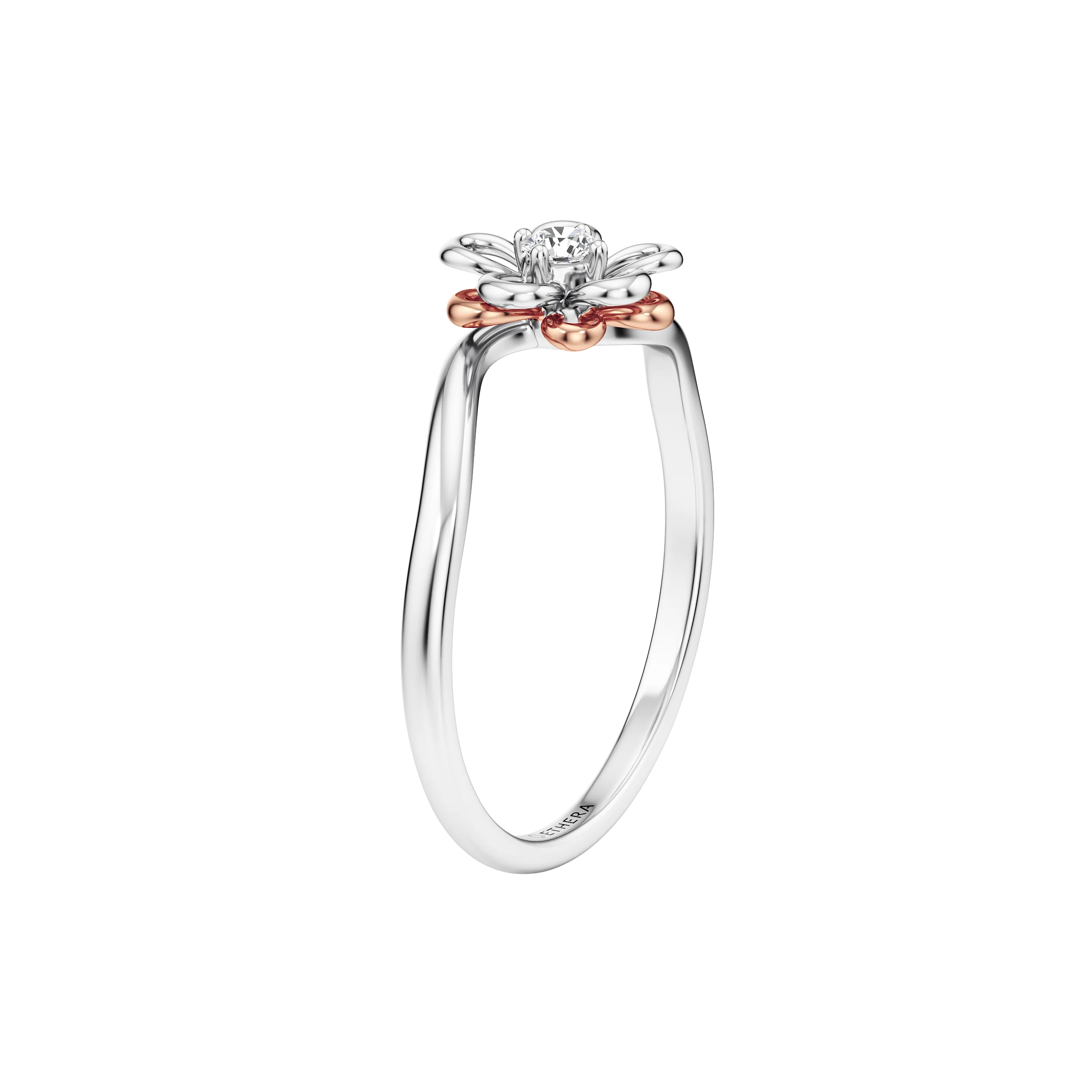 Rosette Loop Ring 10