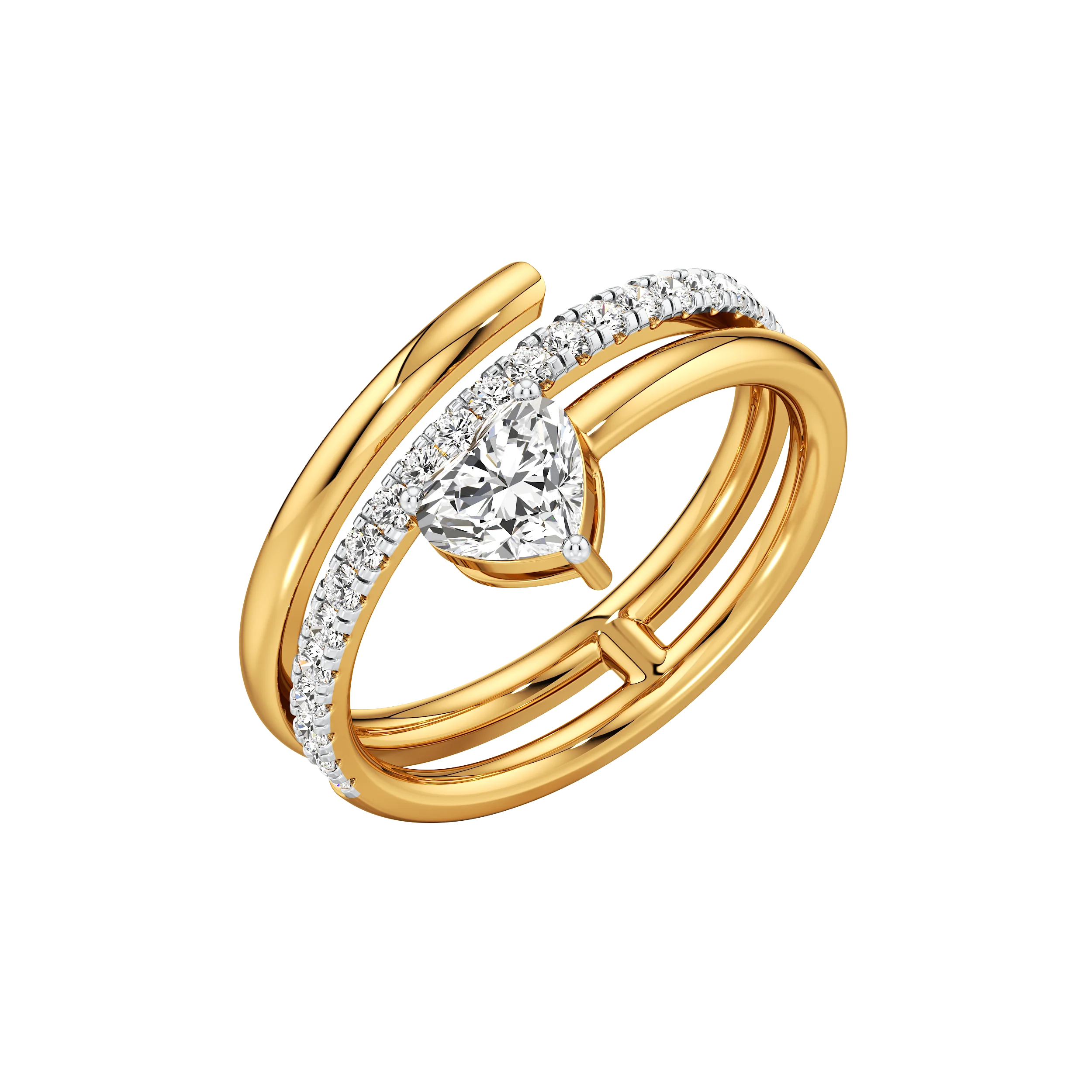 Heartfelt Majesty Solitaire Ring 0