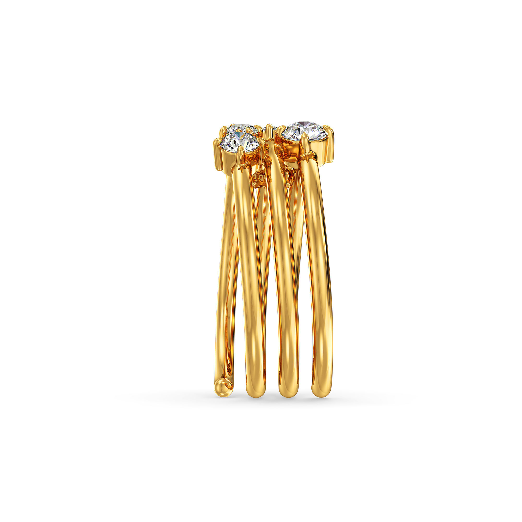Starglow Spiral Band Ring 3