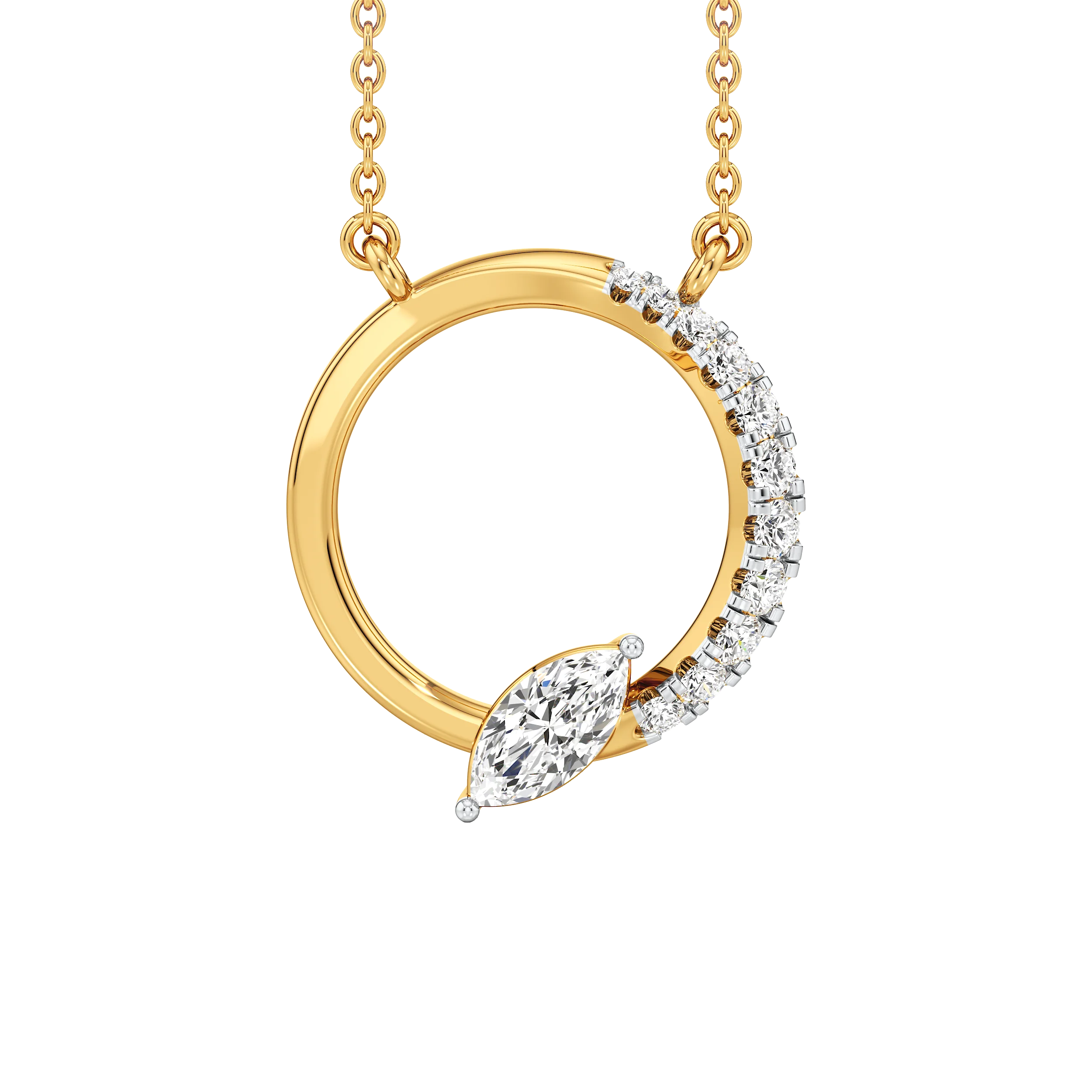 Eclipse Marquise Necklet 2