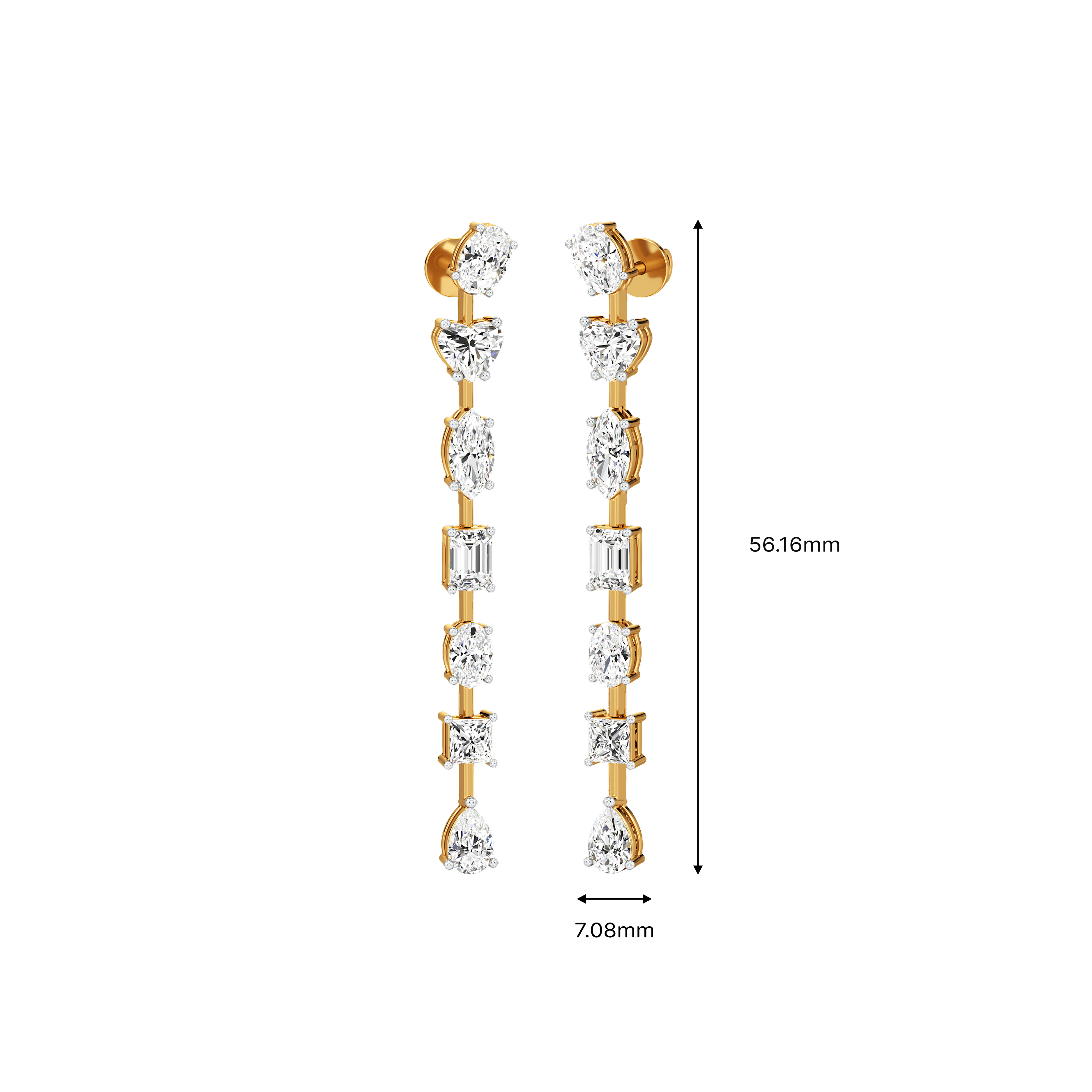 Shape Shift Drop Earrings 4