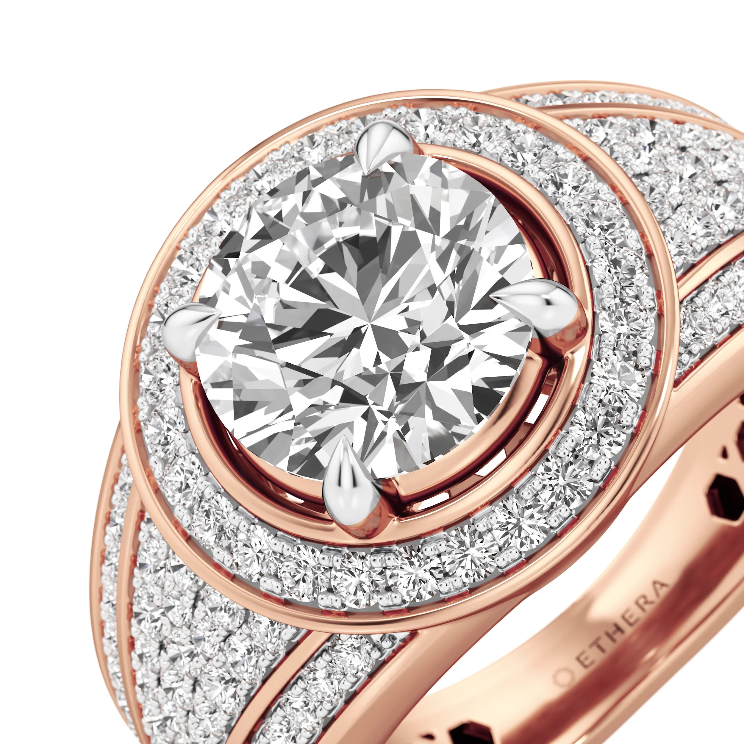 Orbit Halo Statement Ring 10